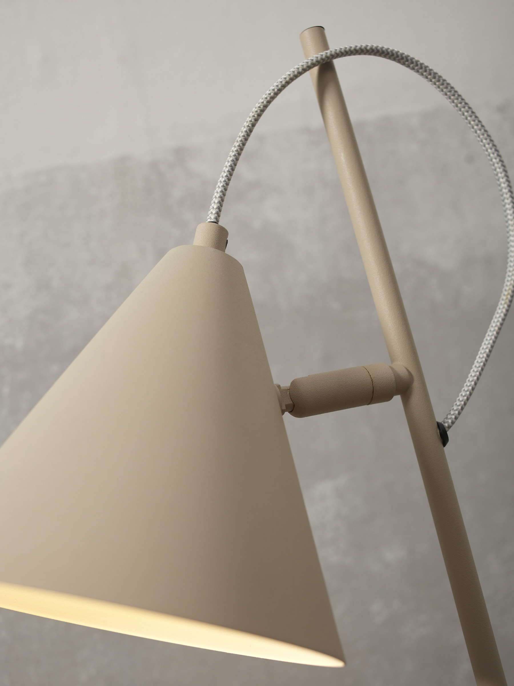 its about RoMi Tafellamp 'Lisbon' 50cm, kleur Zand