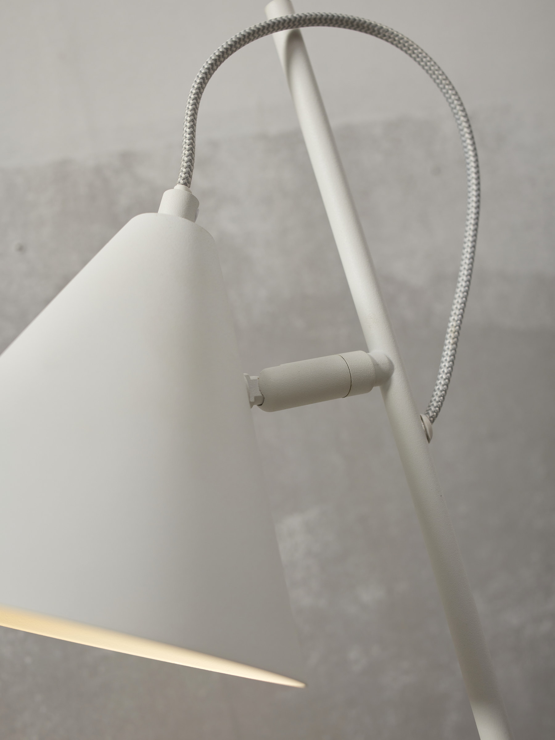 its about RoMi Tafellamp 'Lisbon' 50cm, kleur Wit