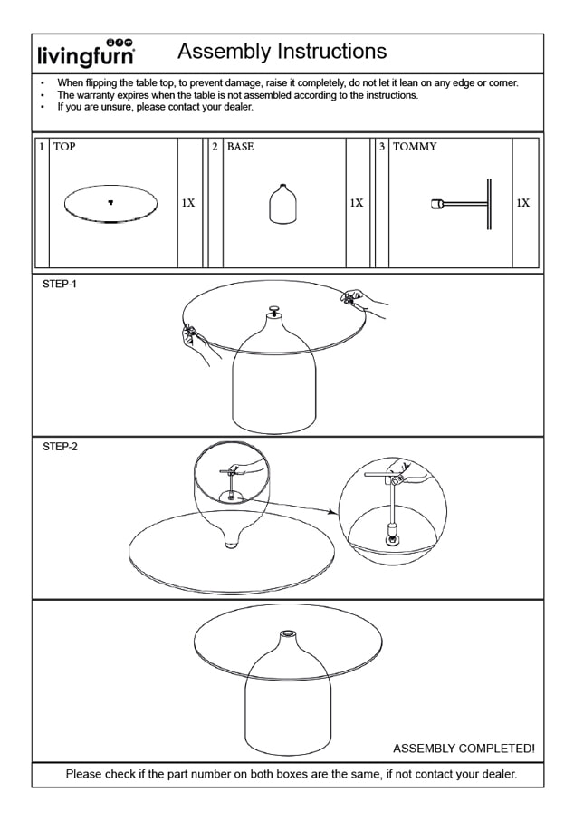 Sohome Ronde Salontafel 'Indira' Glas en staal, 70cm