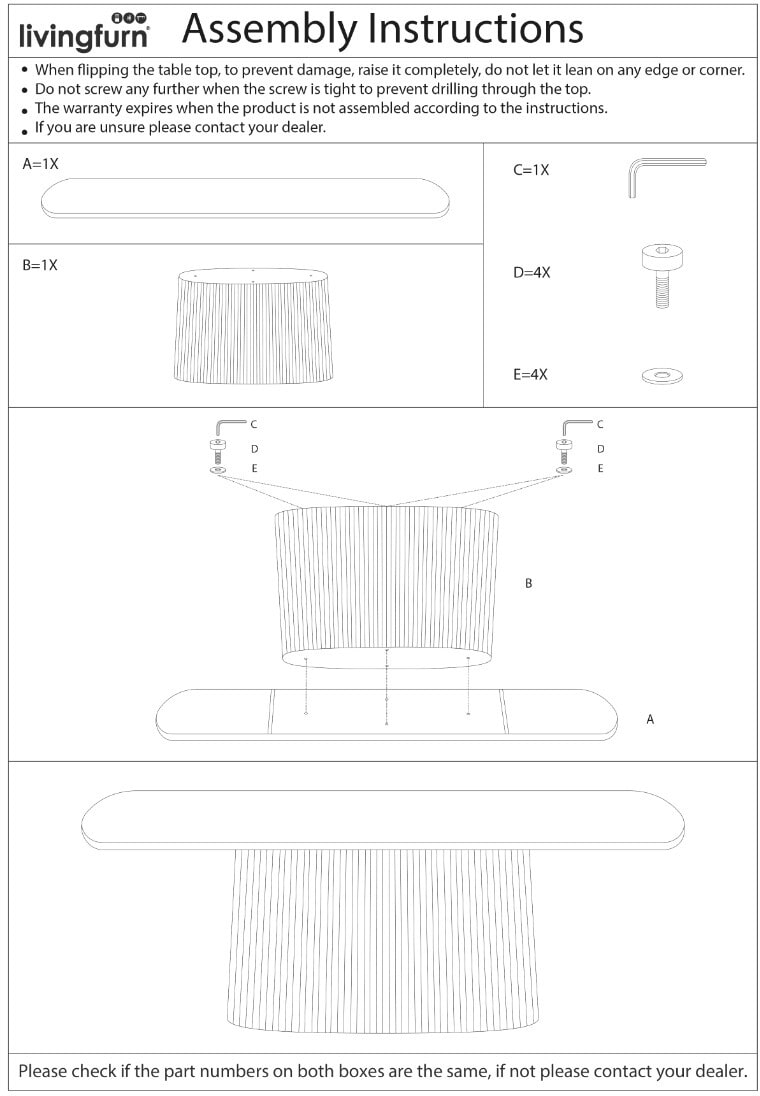 Sohome Ovale Eettafel 'Puck' Mangohout, 230 x 110cm, kleur Ivoor