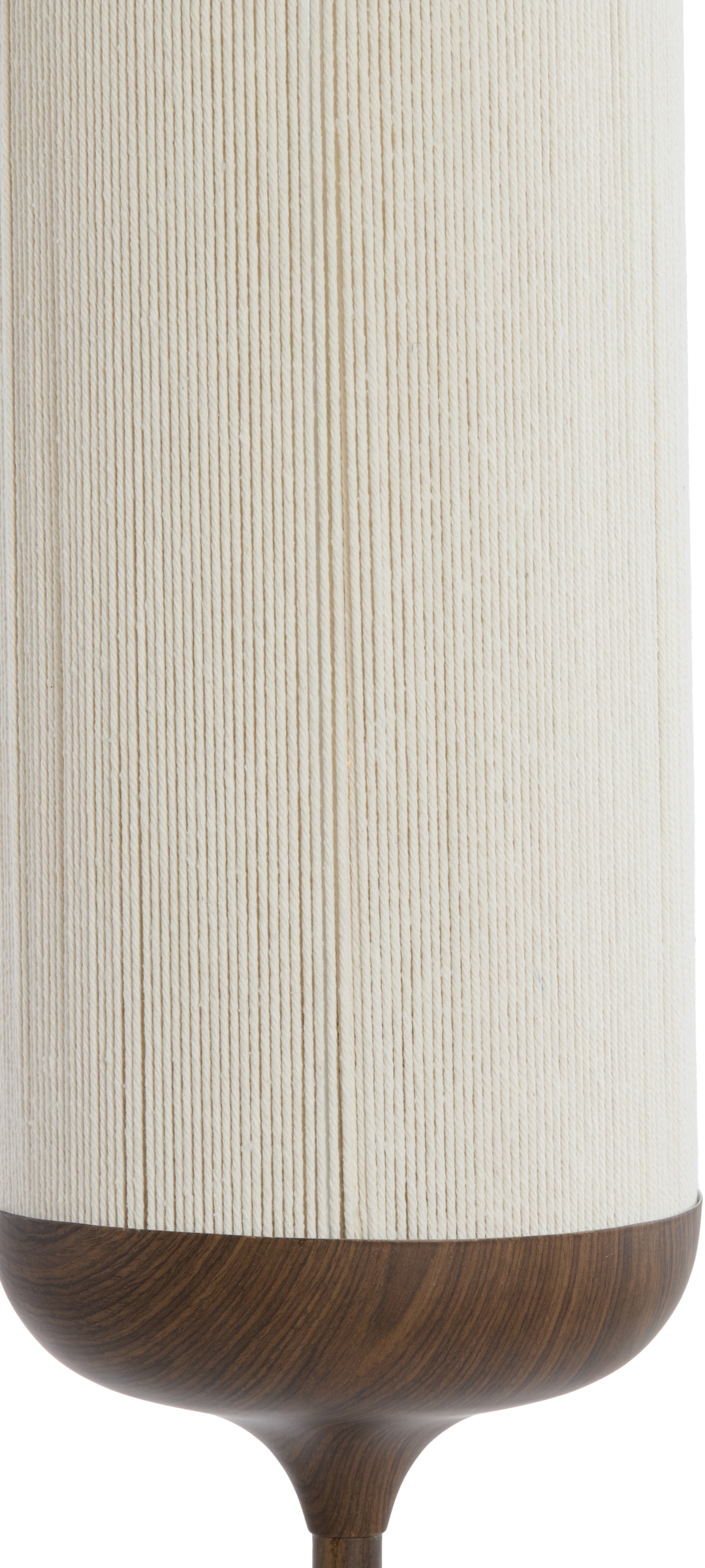 Light & Living Vloerlamp 'Dania' Houtlook en touw, 159cm, kleur Donker hout