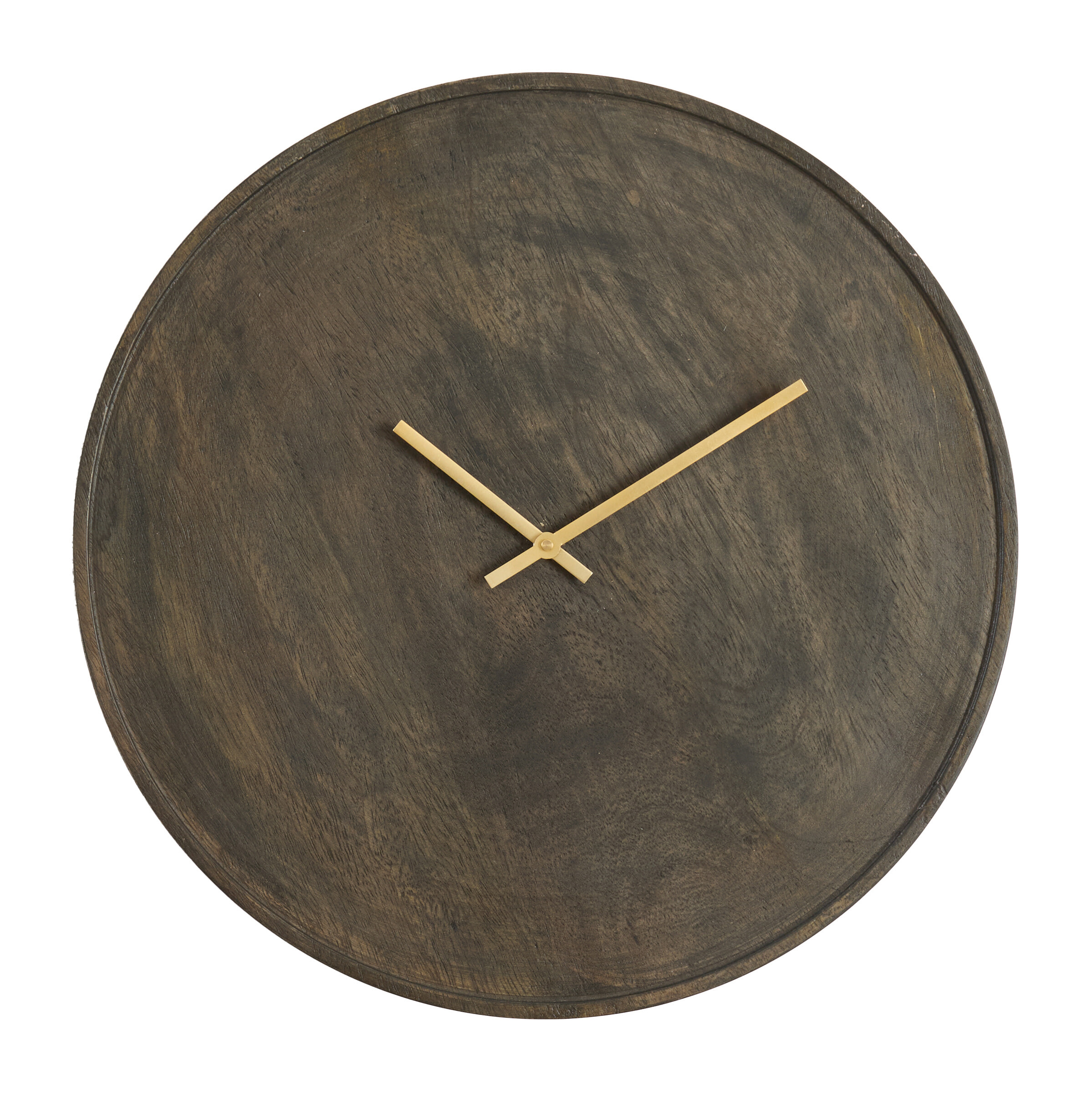 Light & Living Klok 'Veti' Mangohout, kleur Donkerbruin