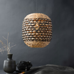 Light & Living Hanglamp 'Tripoli' Rotan, kleur Zwart