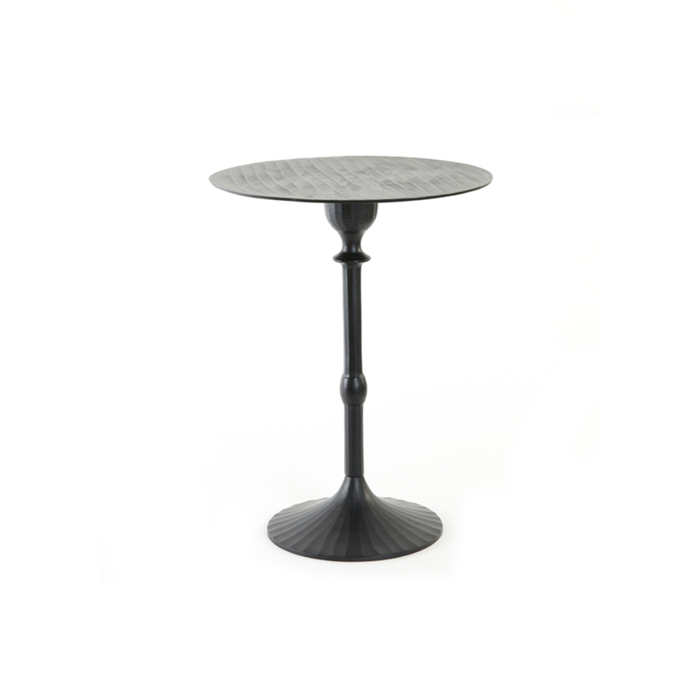 Light & Living Bijzettafel 'Janna' Ø40cm, kleur Mat Zwart