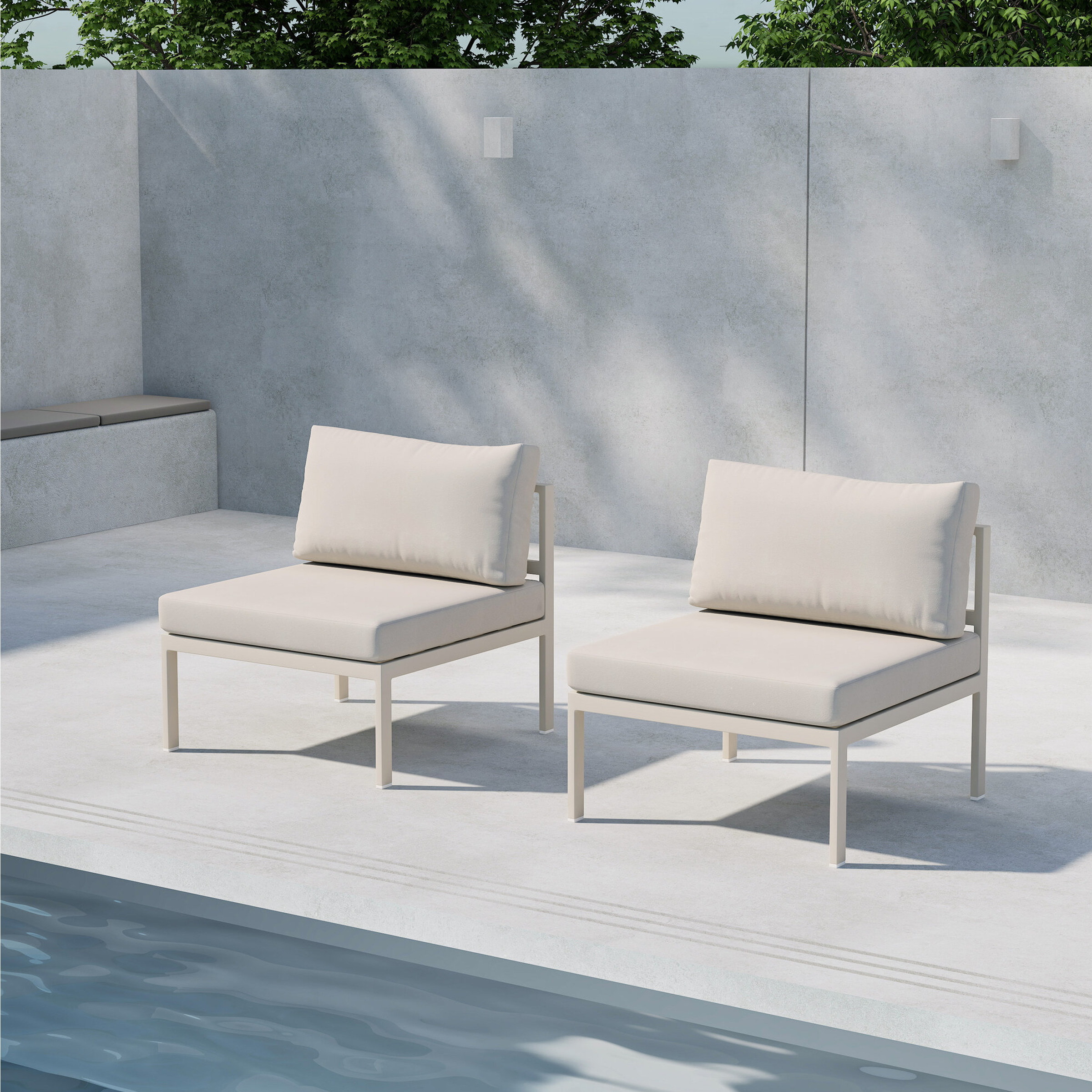 Nohr Loungeset Lasheka Middenmodule - Beige