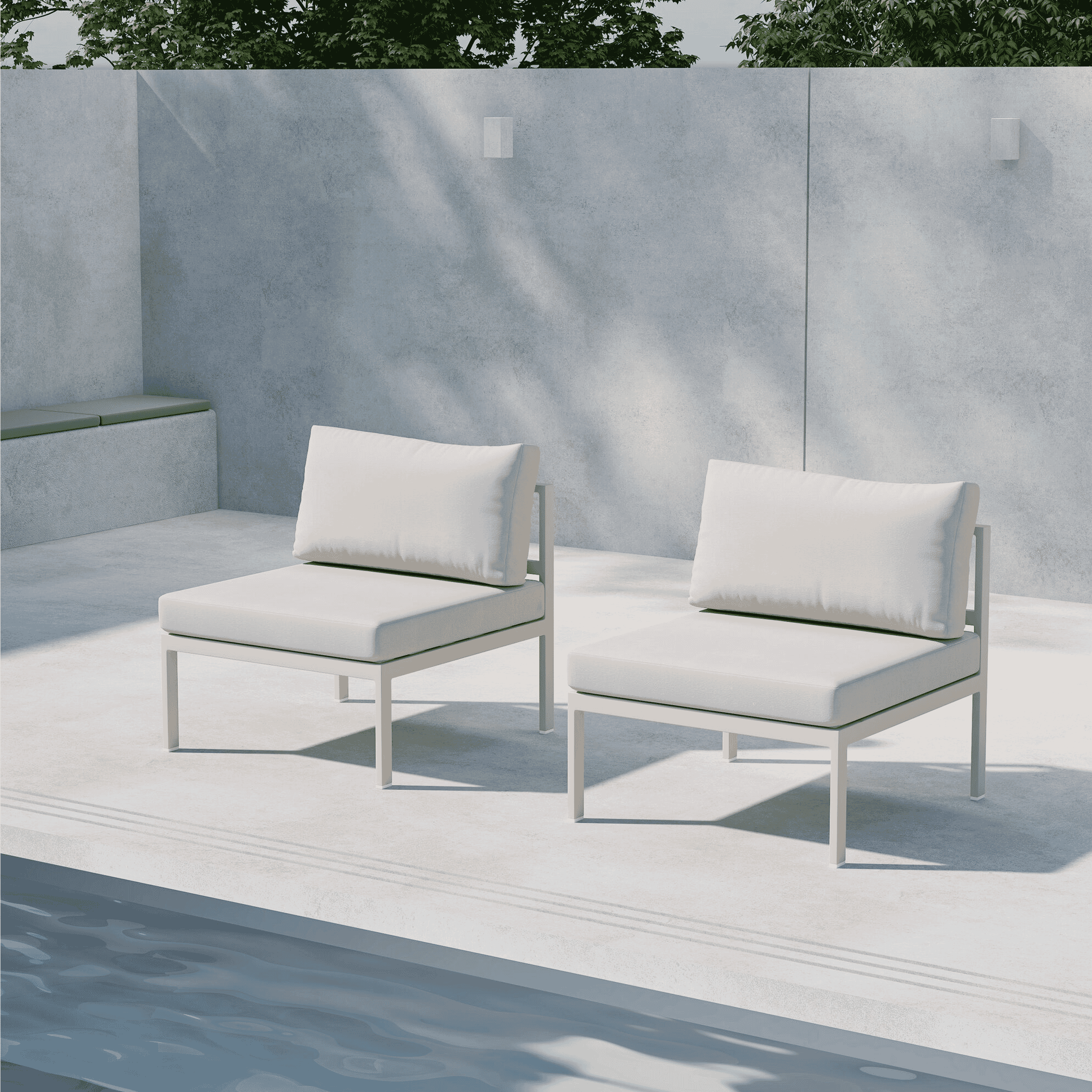 Nohr Loungeset 'Lasheka' Middenmodule, kleur Beige