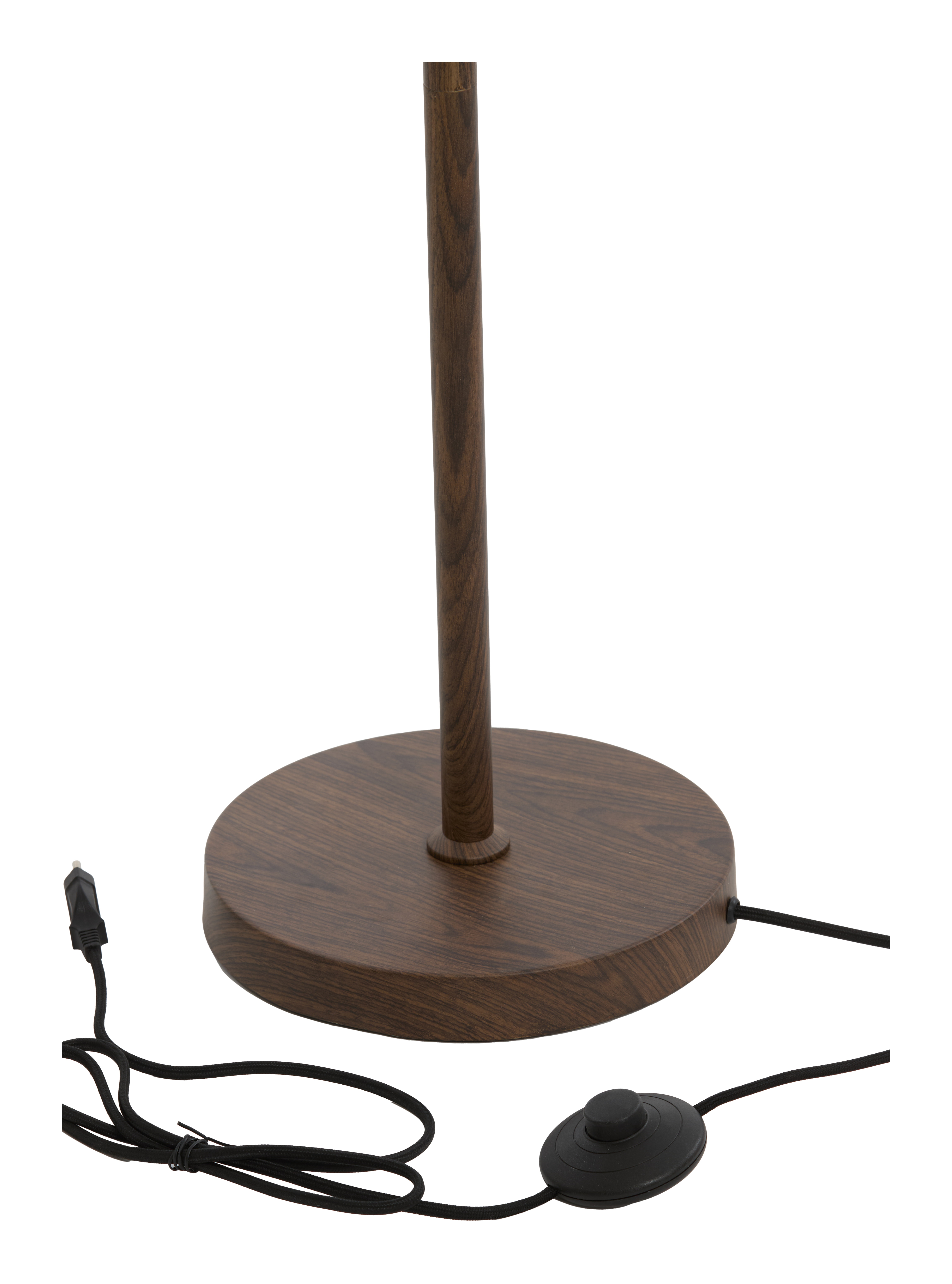 Light & Living Vloerlamp 'Dania' Houtlook en touw, 159cm, kleur Donker hout