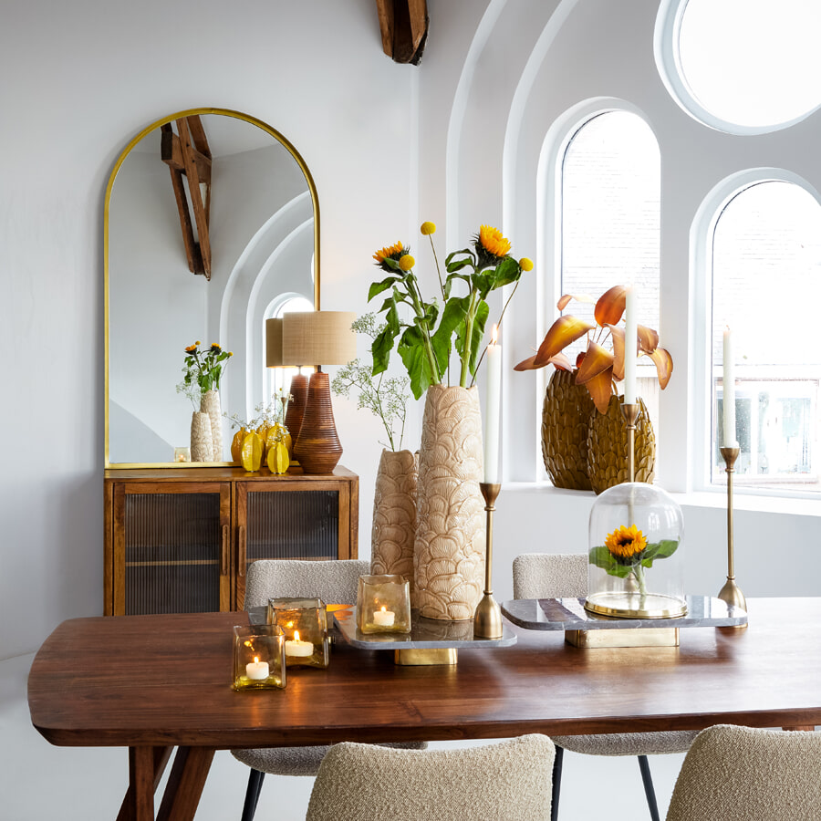 Light & Living Eettafel 'Quenza' Acaciahout, 220 x 100cm