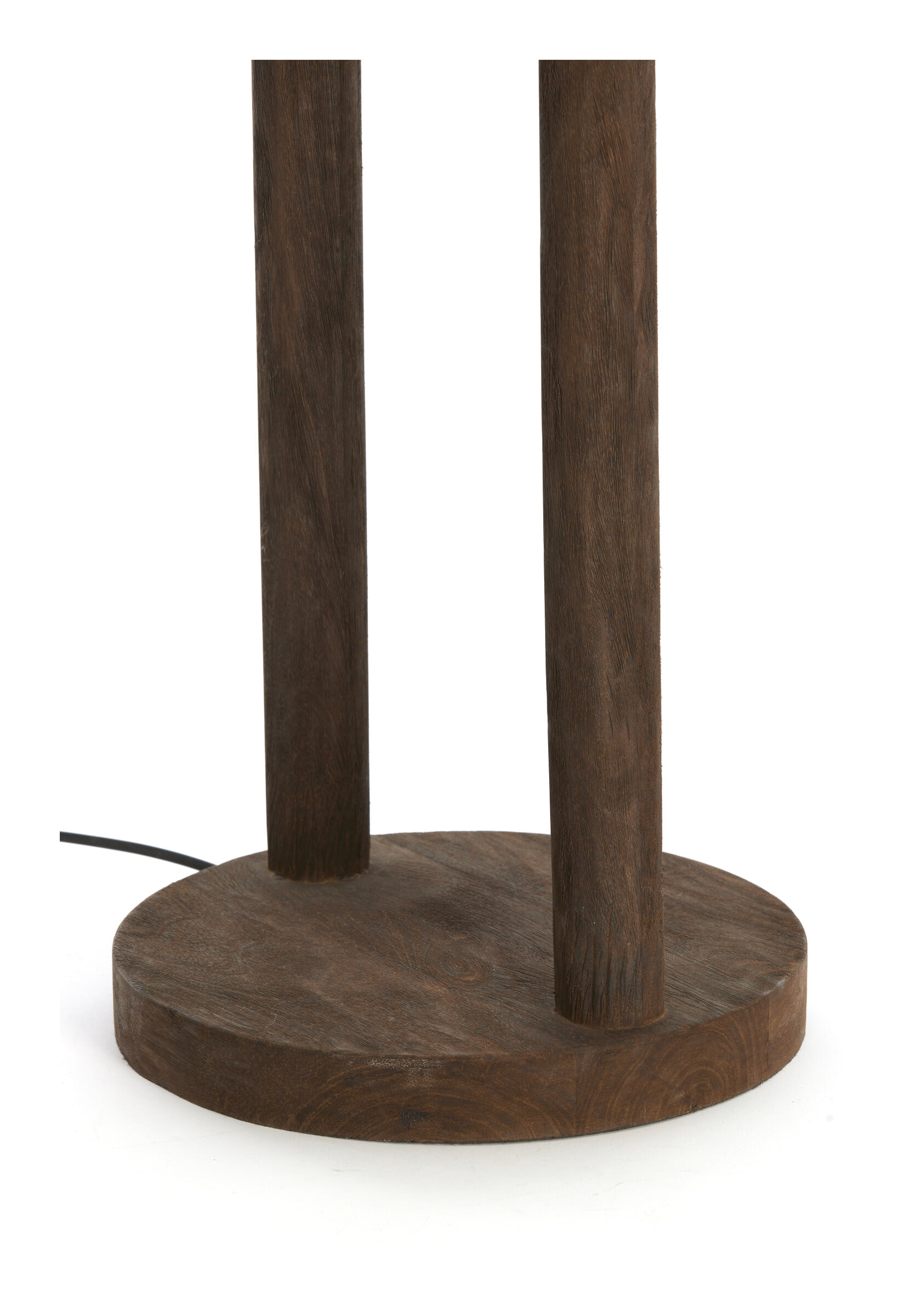 Light & Living Vloerlamp 'Xitta' Mangohout, 135cm, kleur Donkerbruin (excl. kap)