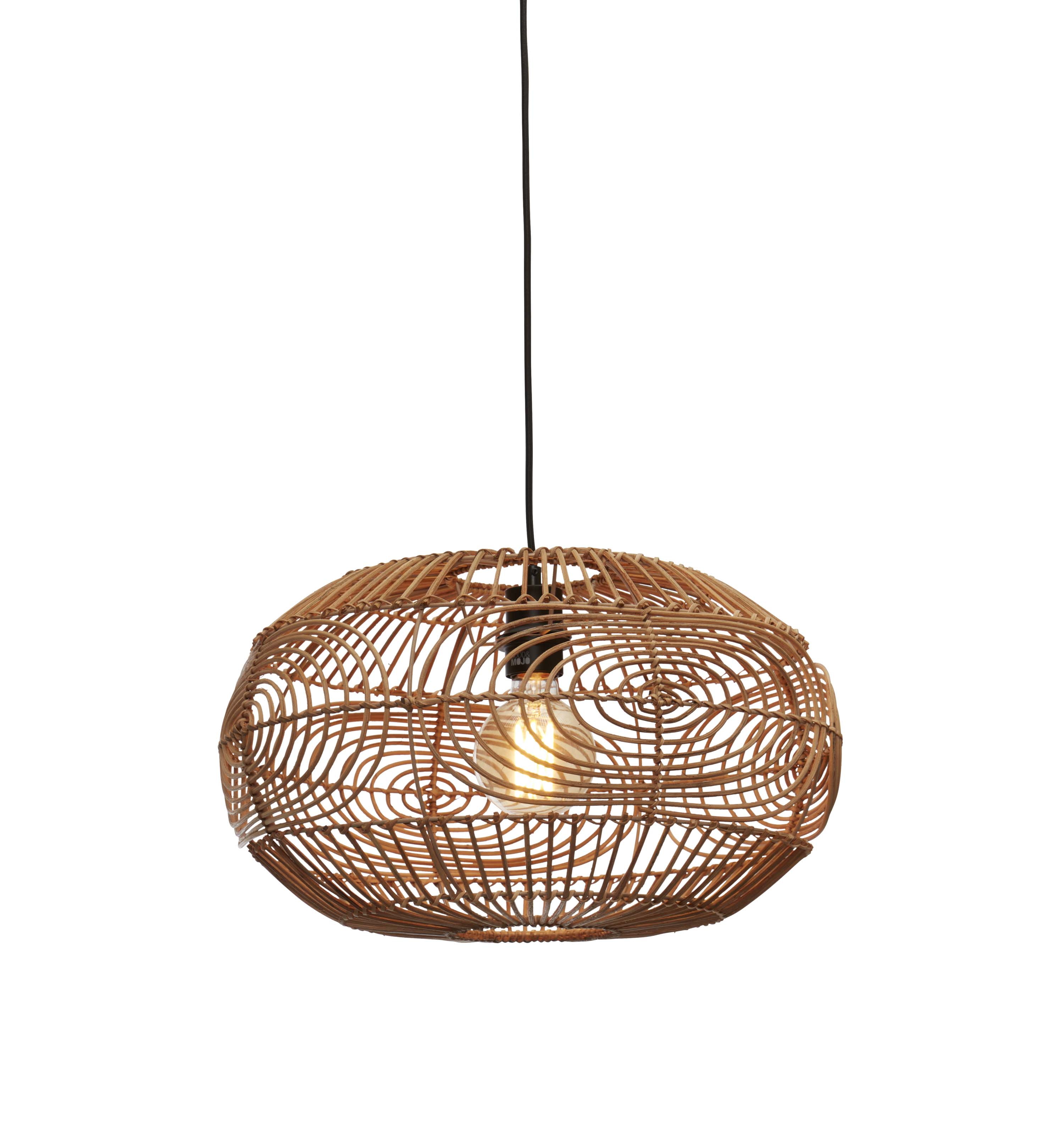 GOOD&MOJO Hanglamp 'Madeira' Rotan, 48cm, kleur Naturel