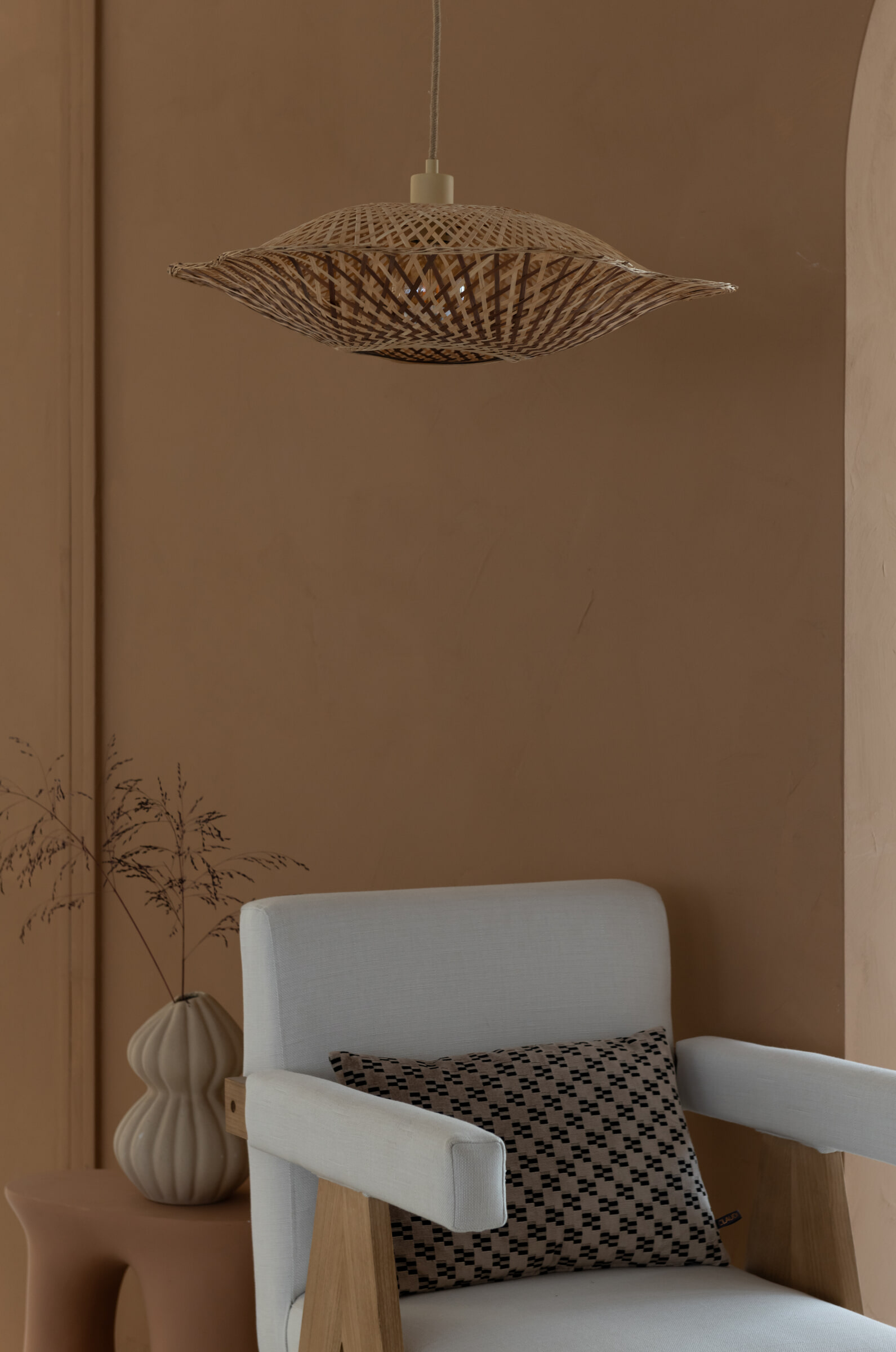 GOOD&MOJO Hanglamp 'Madura' Bamboe, 60cm, kleur Naturel/Bruin