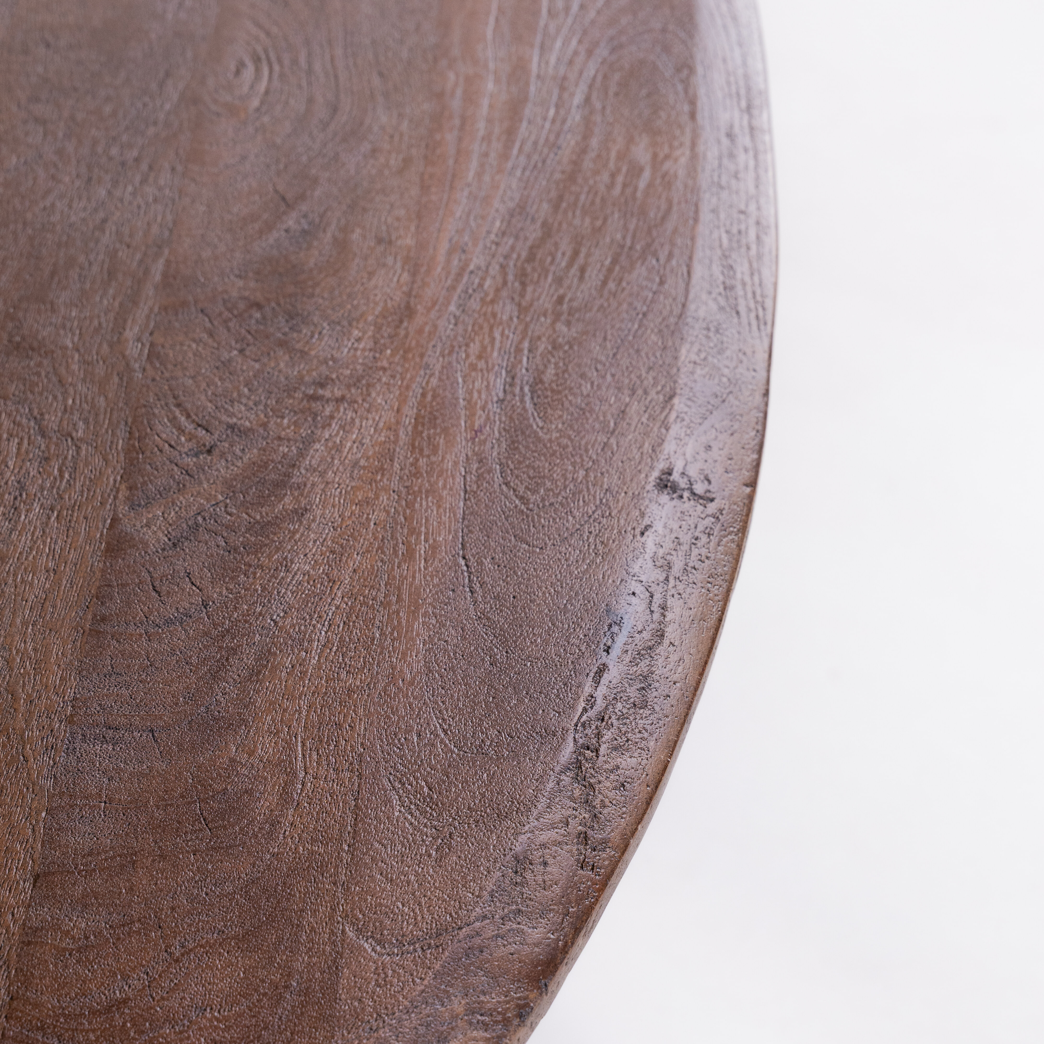 Sohome Organische Eettafel 'Madin' Mangohout, 140cm, kleur Espresso