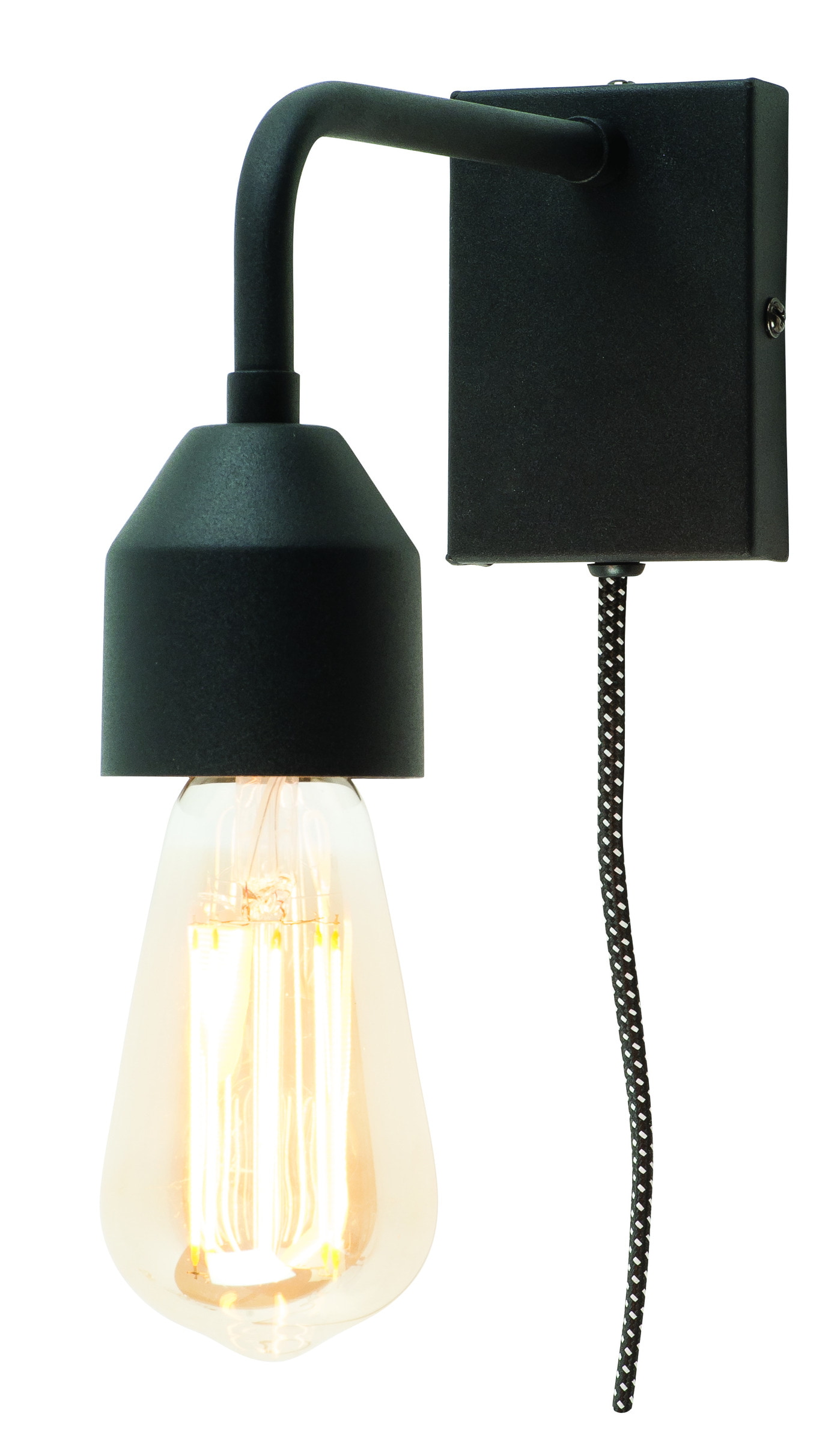 its about RoMi Wandlamp 'Madrid' kleur Zwart