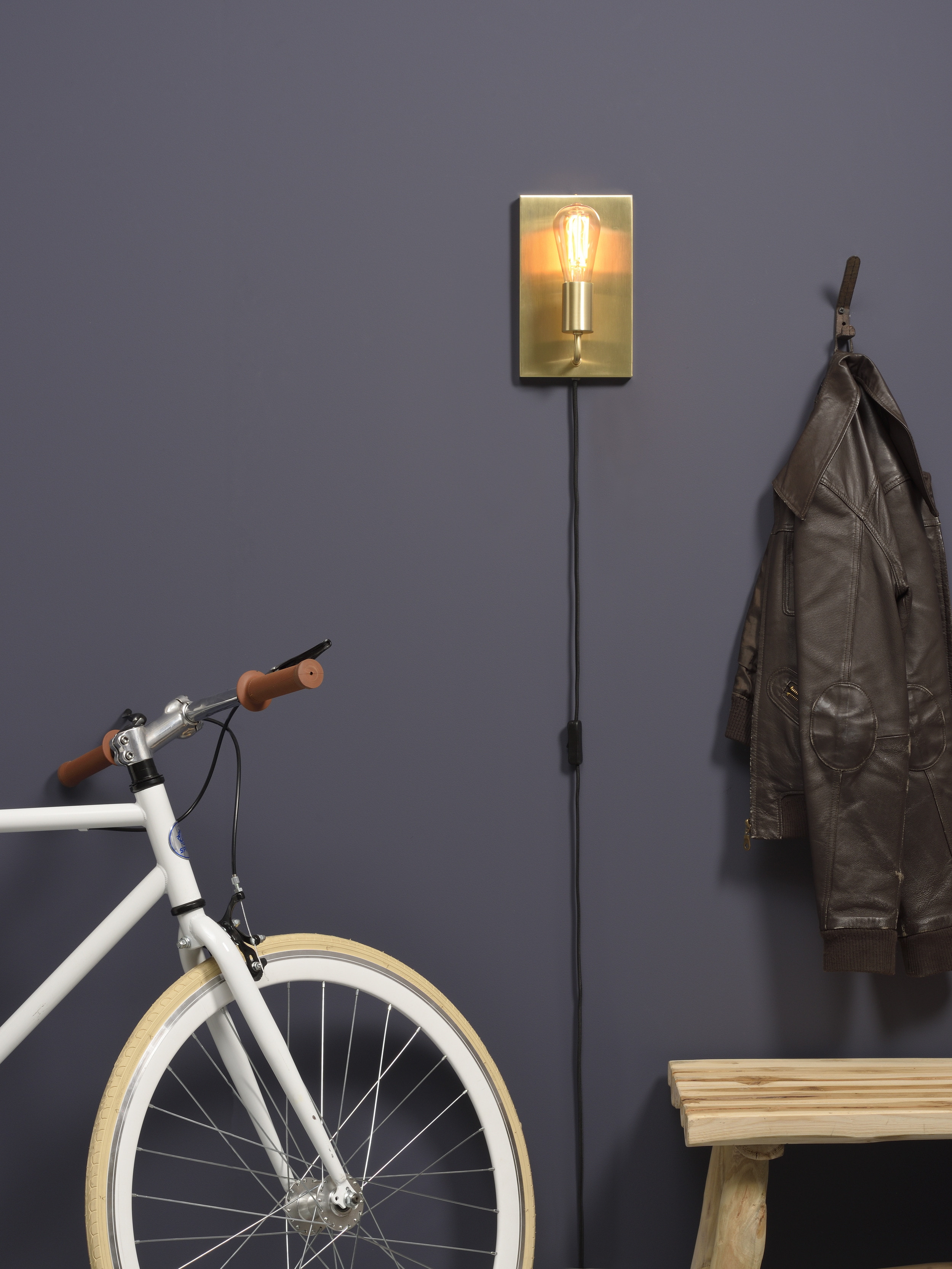 its about RoMi Wandlamp 'Madrid' 25cm, kleur Goud