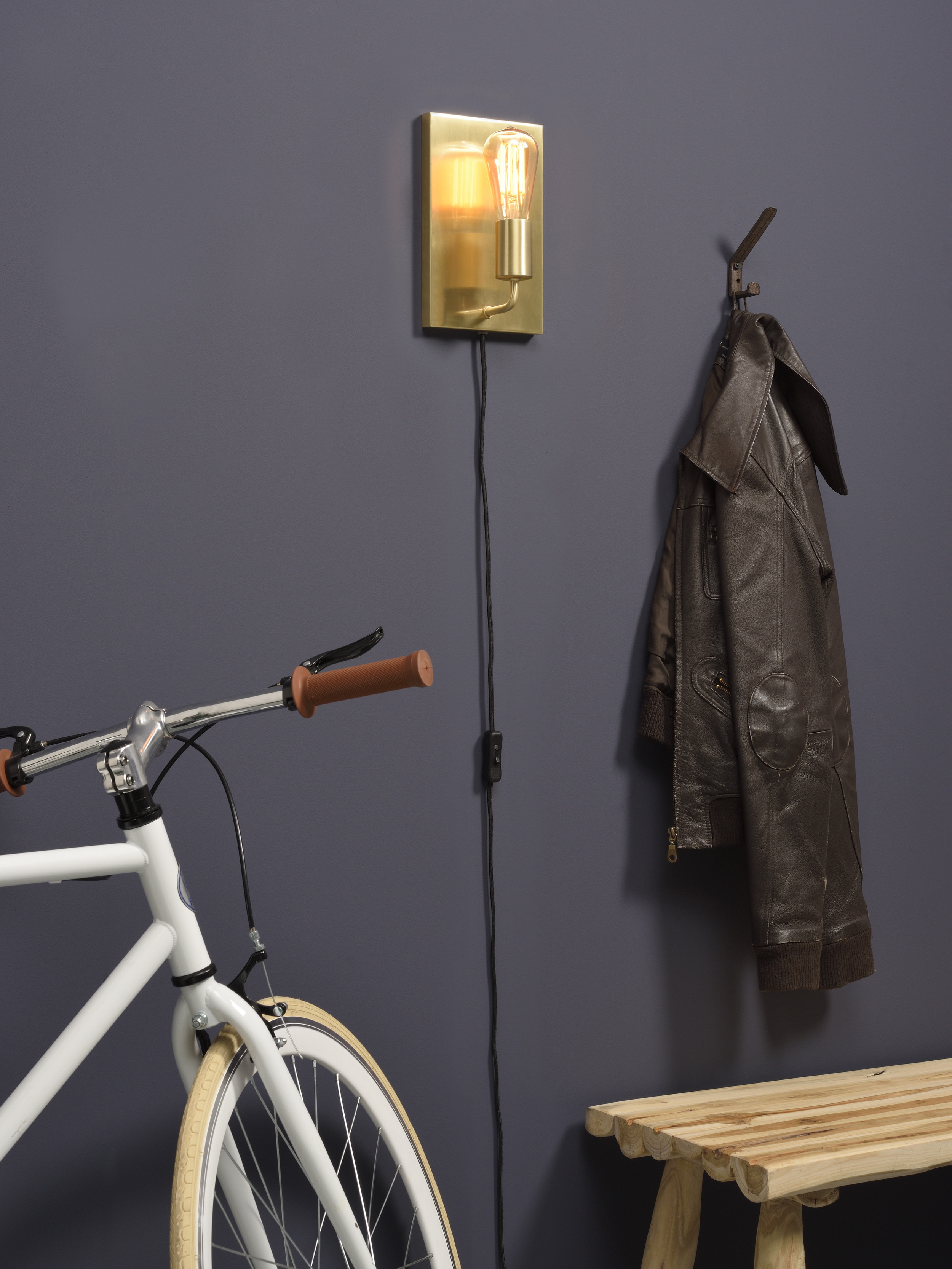 its about RoMi Wandlamp 'Madrid' 25cm, kleur Goud