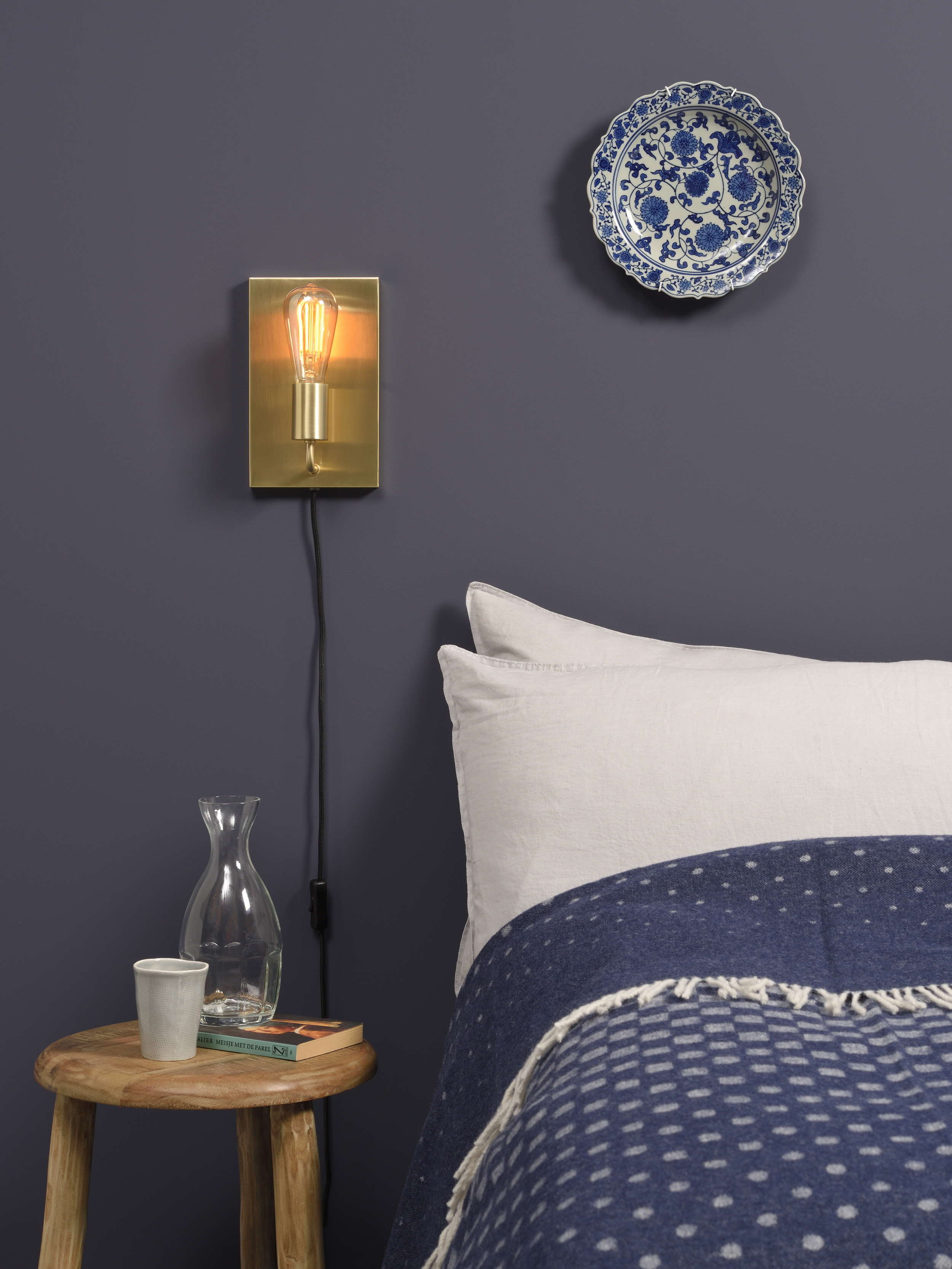 its about RoMi Wandlamp 'Madrid' 25cm, kleur Goud