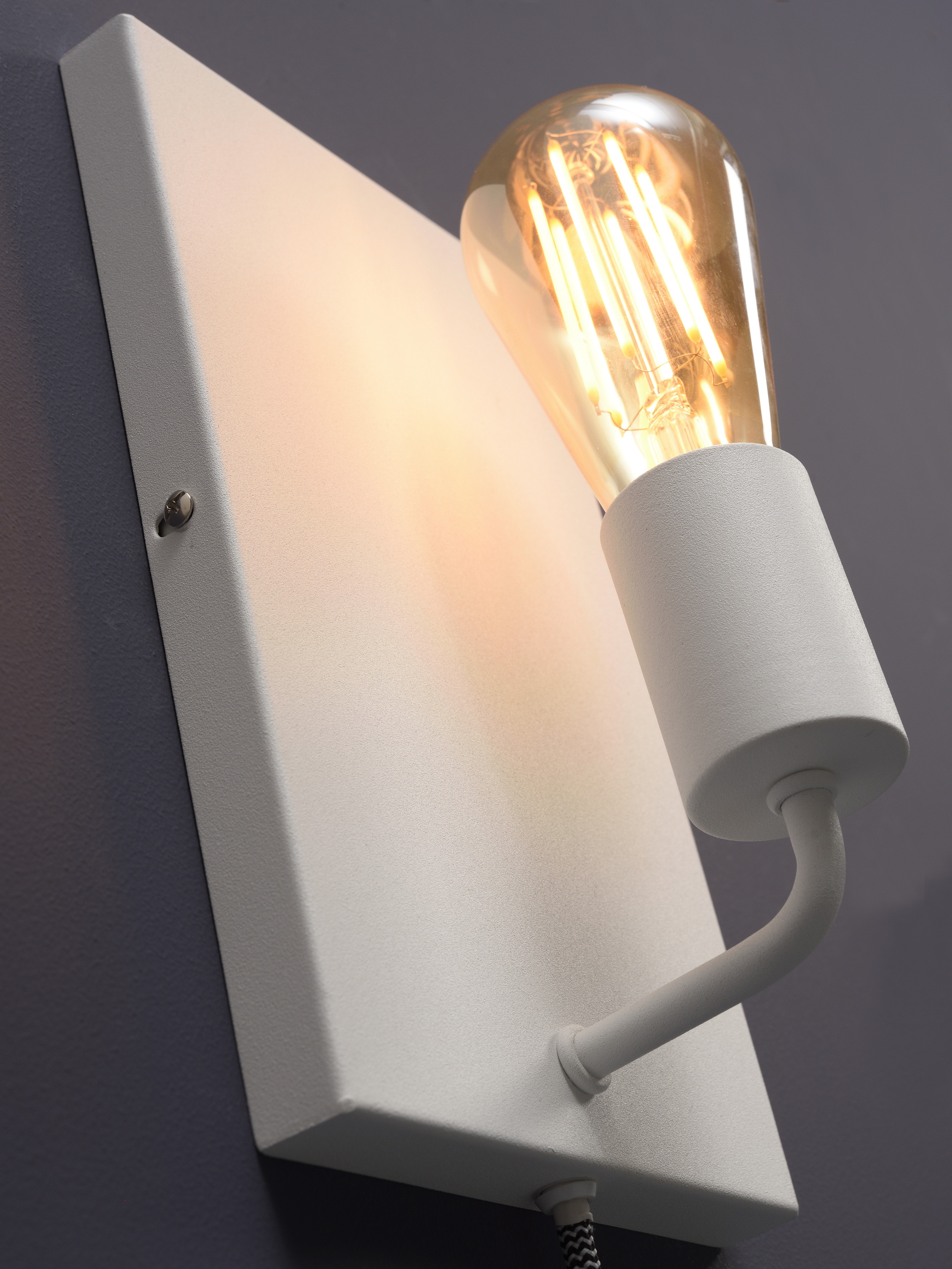 its about RoMi Wandlamp 'Madrid' 25cm, kleur Wit