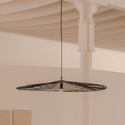 Kave Home Hanglamp 'Makai' 100cm, kleur Zwart