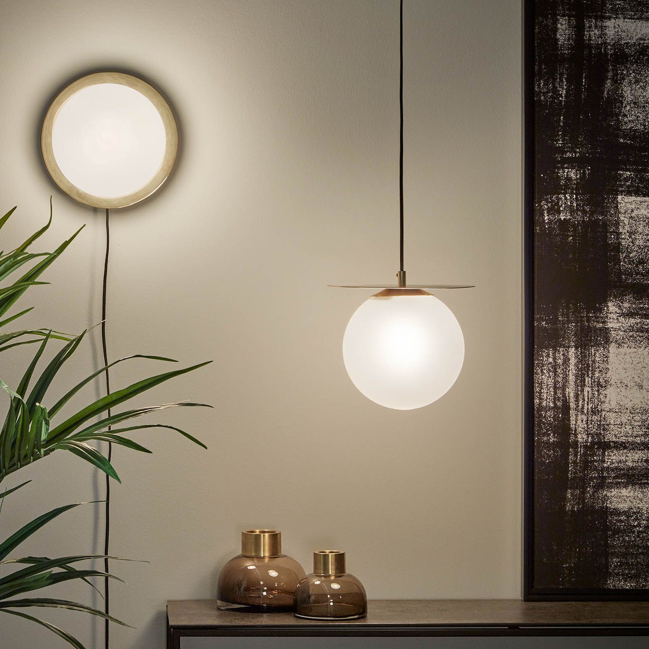 Kave Home Hanglamp 'Manz', kleur Goud