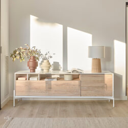 Kave Home TV-meubel 'Marielle' Essenhout, 187cm