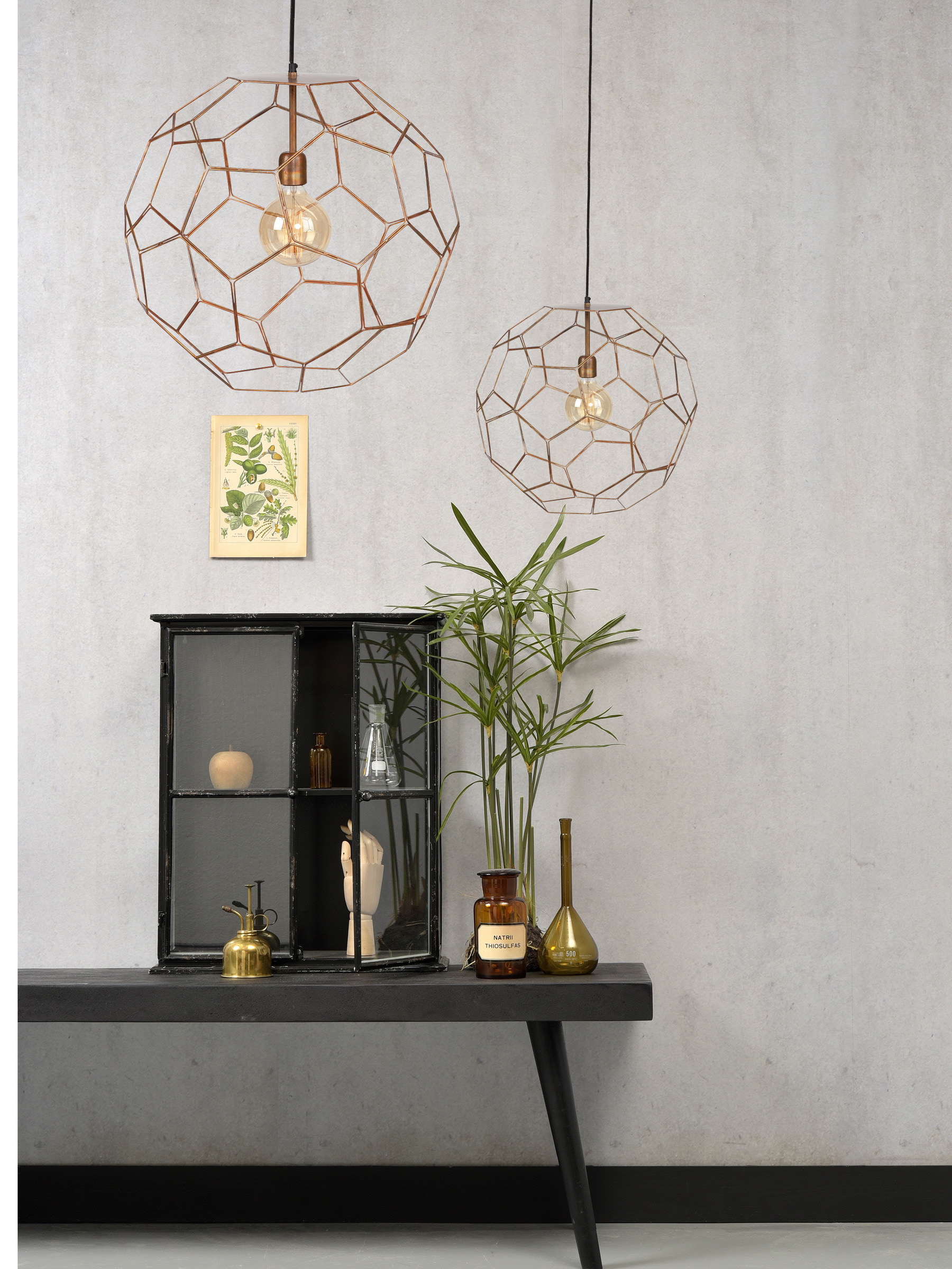 its about RoMi Hanglamp 'Marrakesh' 34cm, kleur Koper