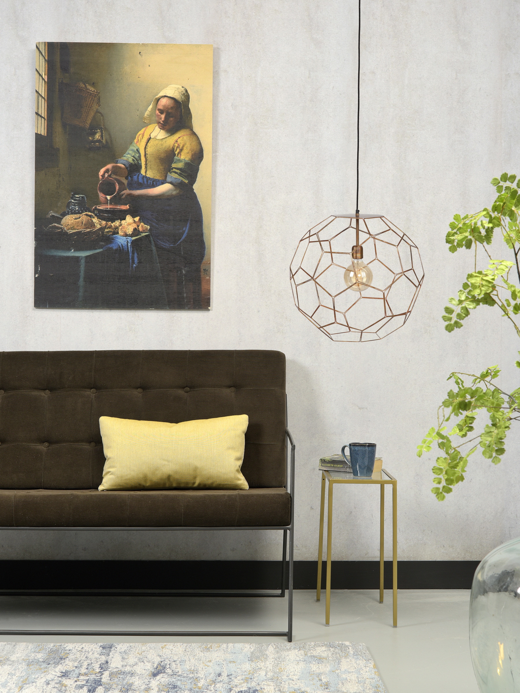 its about RoMi Hanglamp 'Marrakesh' 34cm, kleur Koper