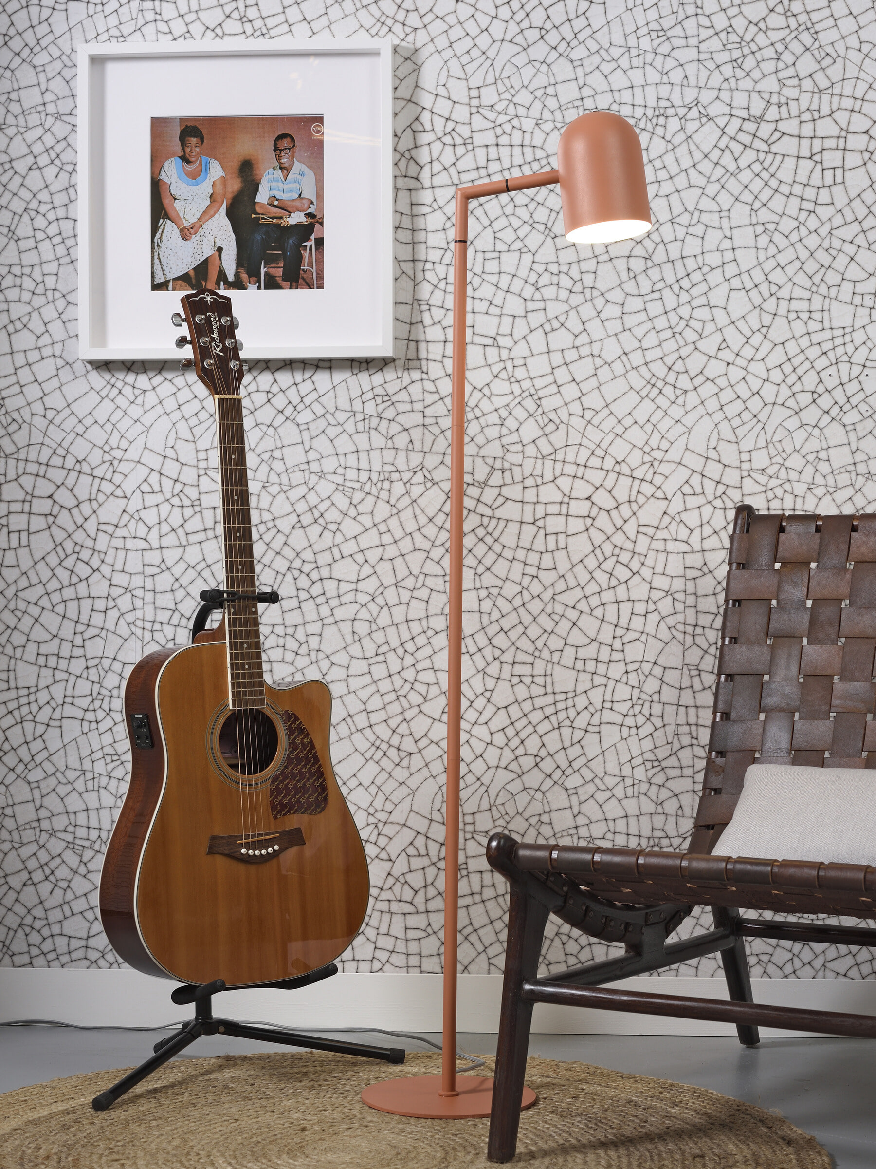 its about RoMi Vloerlamp 'Marseille' 141cm, kleur Terra