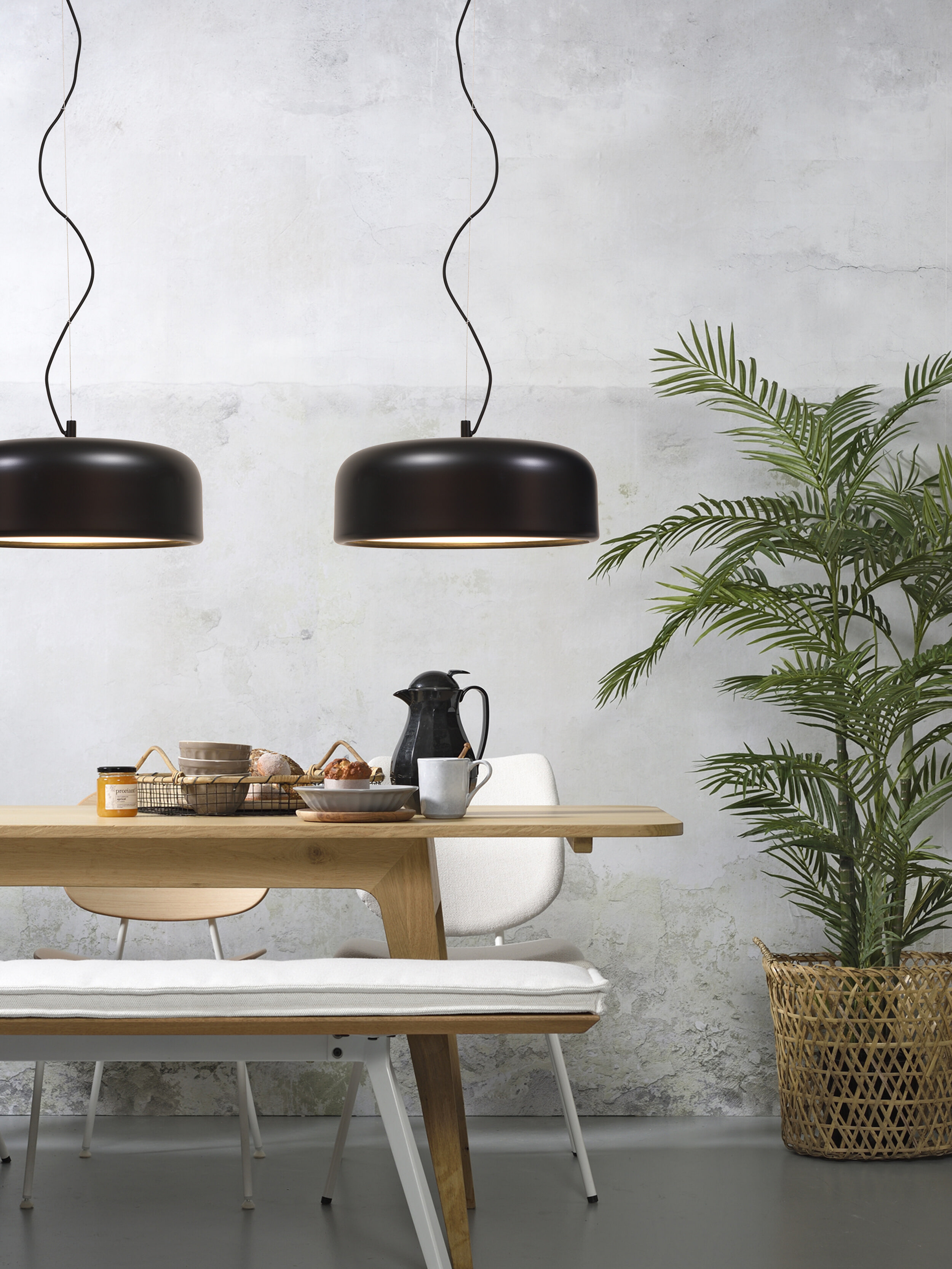 its about RoMi Hanglamp 'Marseille' 48cm, kleur Zwart