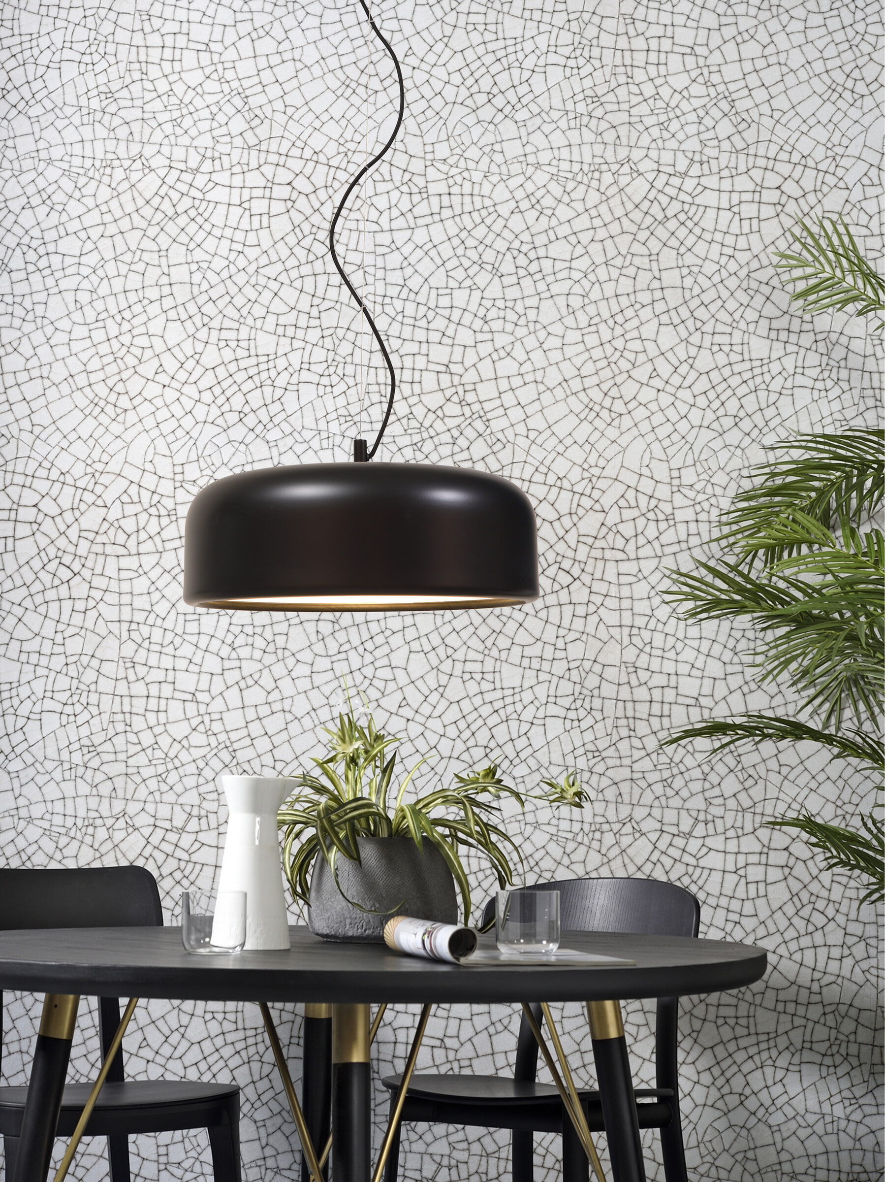 its about RoMi Hanglamp 'Marseille' 48cm, kleur Zwart
