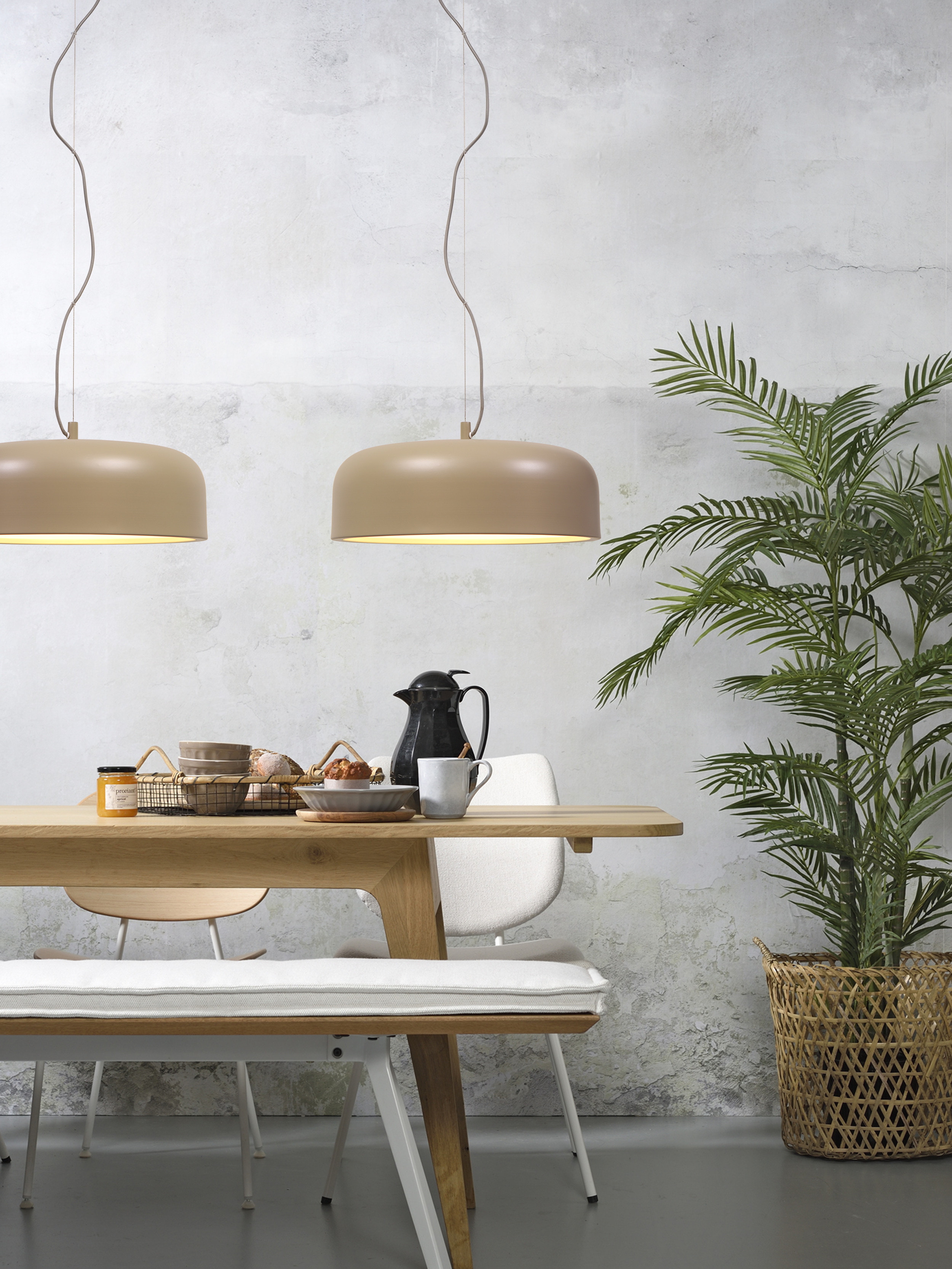 its about RoMi Hanglamp 'Marseille' 48cm, kleur Zand
