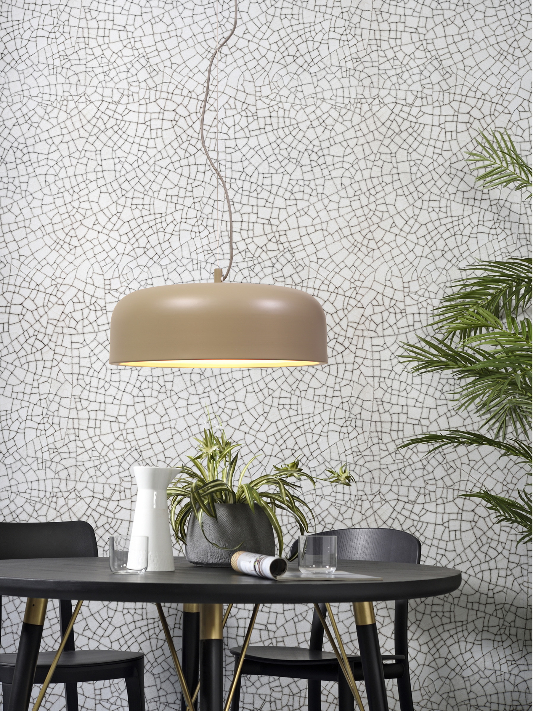its about RoMi Hanglamp 'Marseille' 48cm, kleur Zand