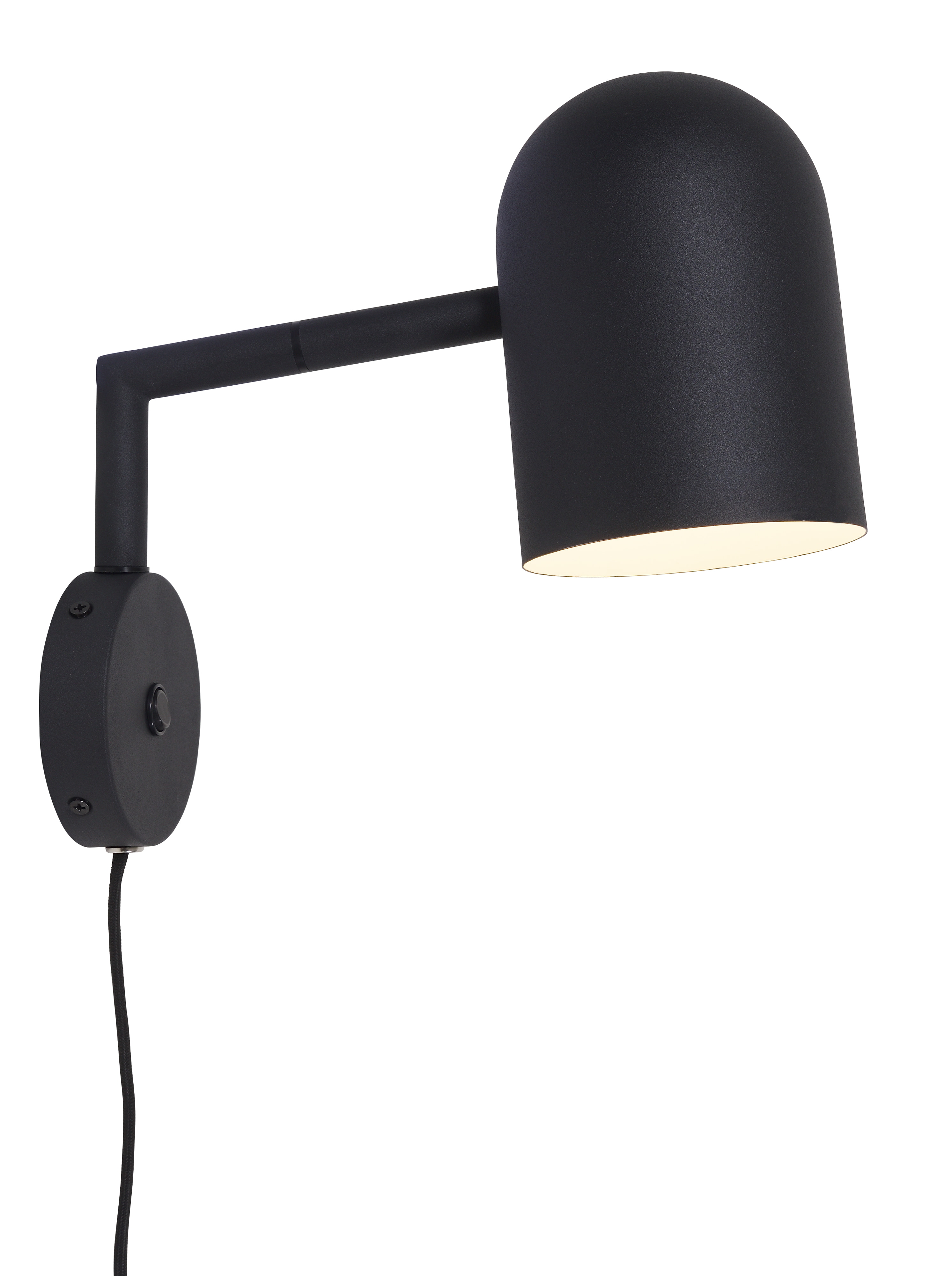 its about RoMi Wandlamp 'Marseille' 26cm, kleur Zwart