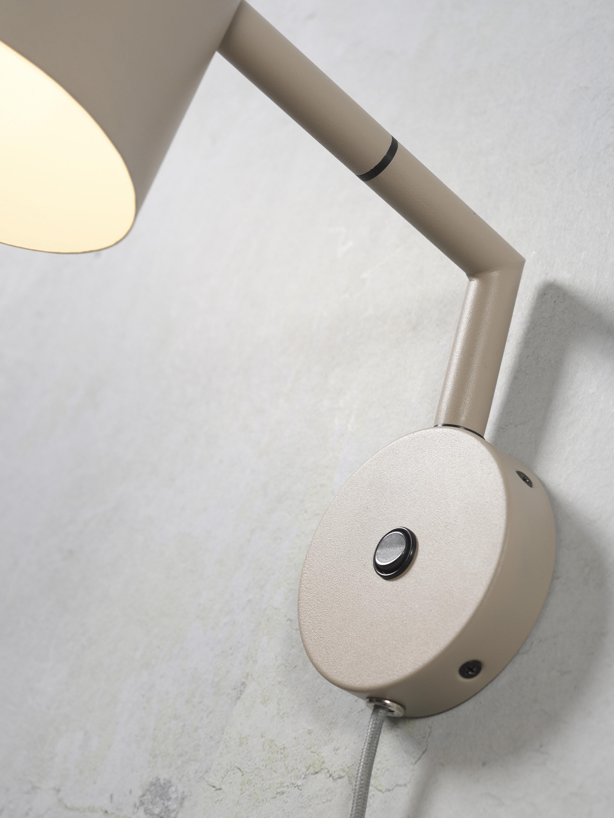 its about RoMi Wandlamp 'Marseille' 26cm, kleur Zand