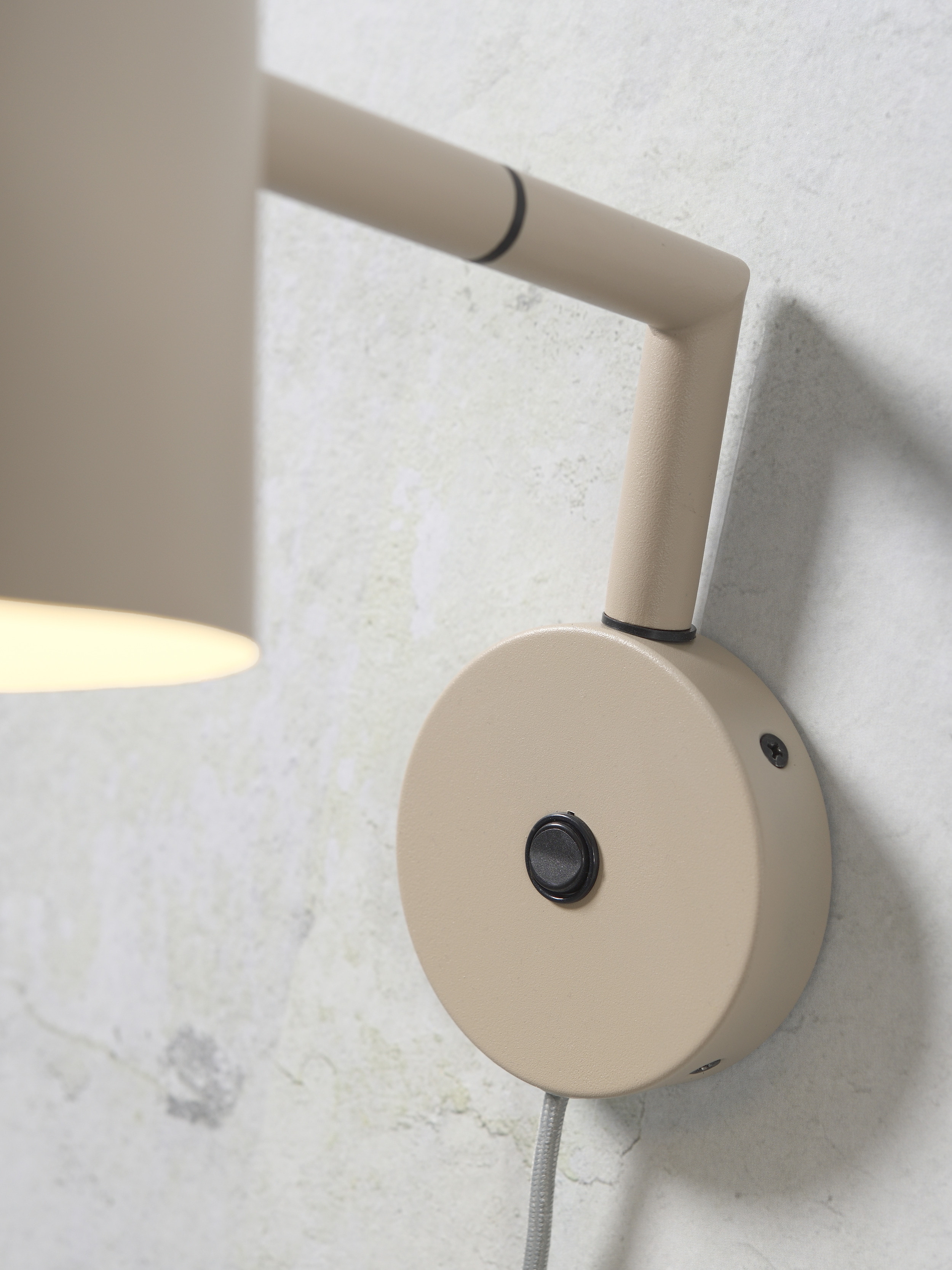 its about RoMi Wandlamp 'Marseille' 26cm, kleur Zand