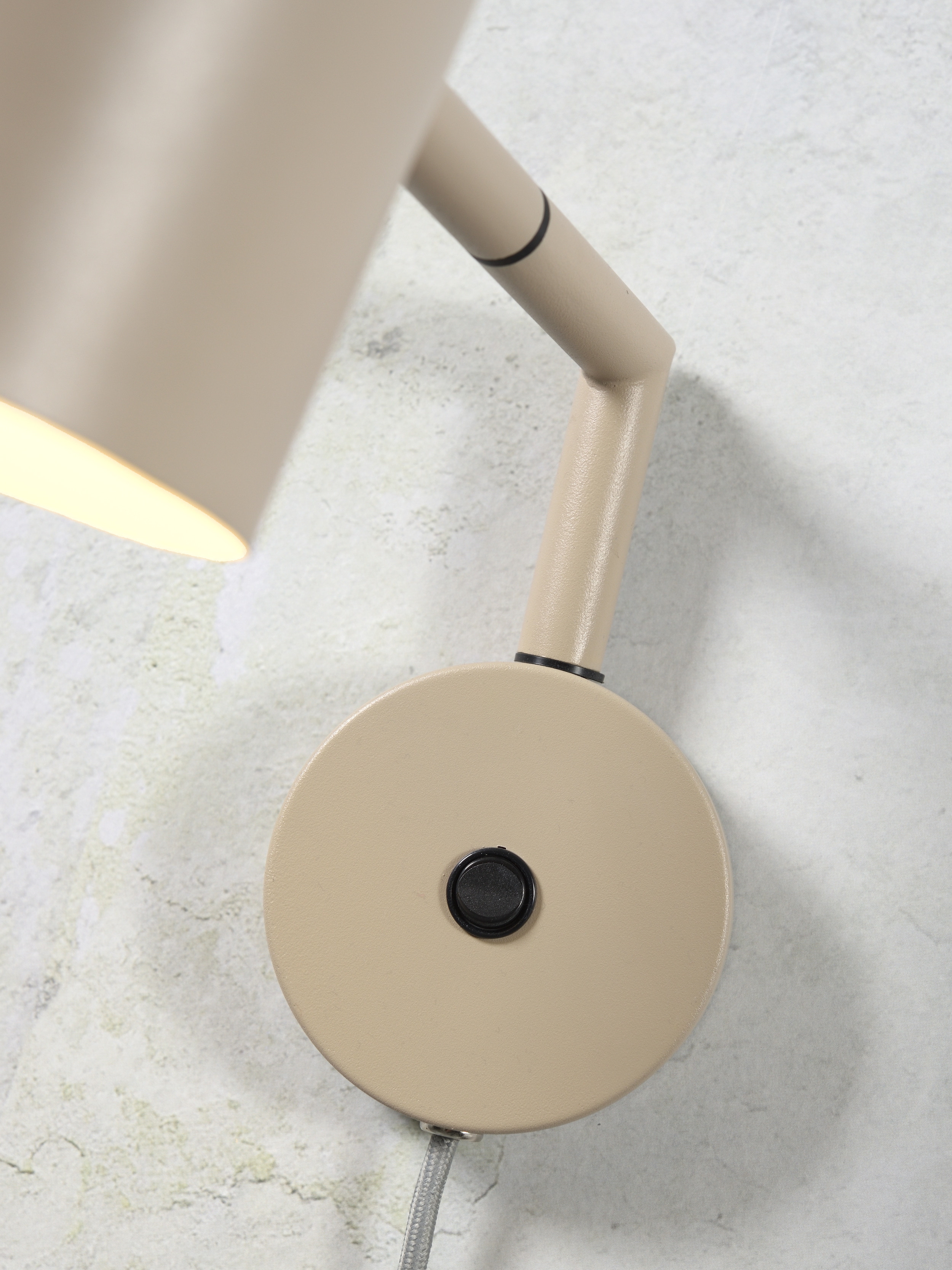 its about RoMi Wandlamp 'Marseille' 26cm, kleur Zand