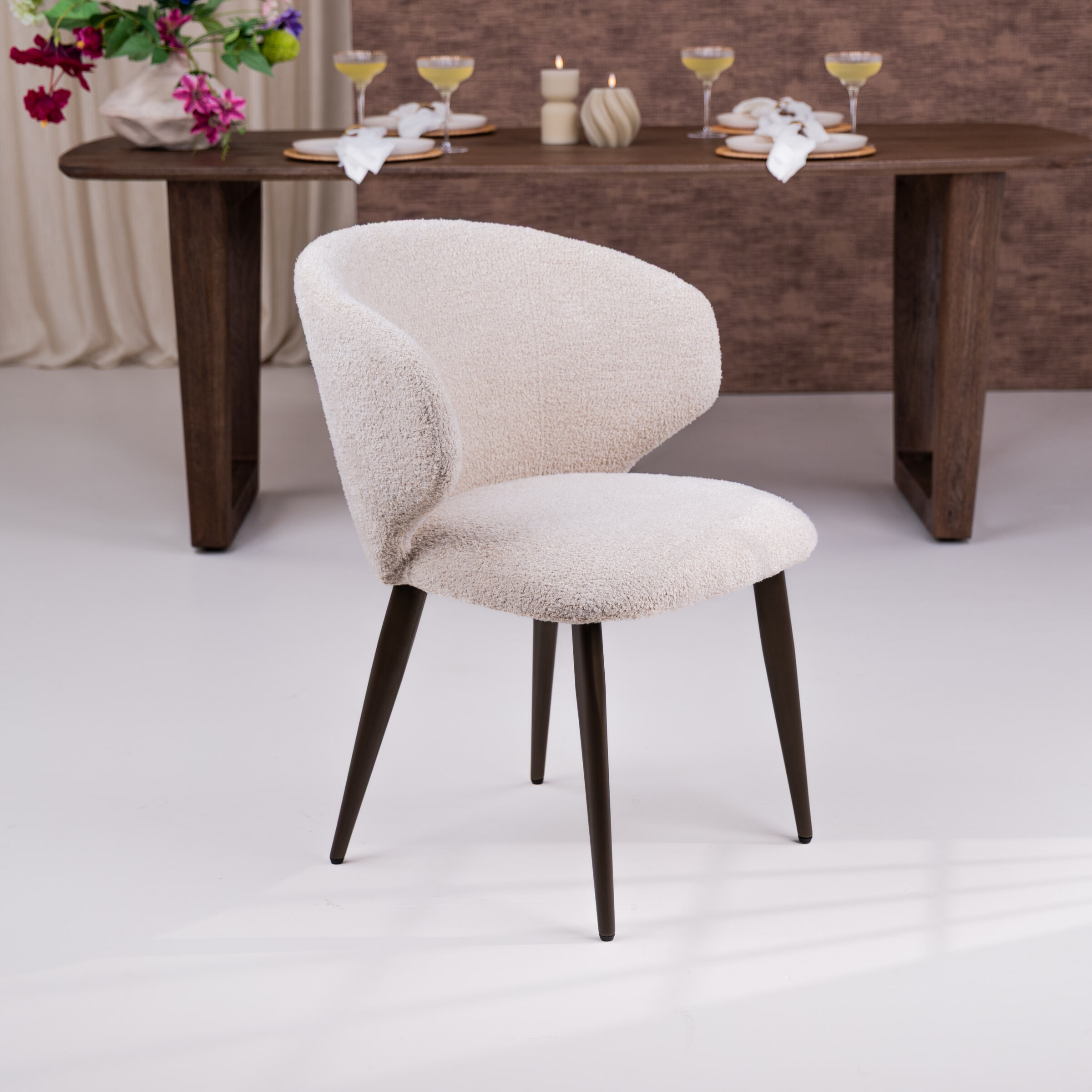 Eleonora Eetkamerstoel 'Mateo' Chenille