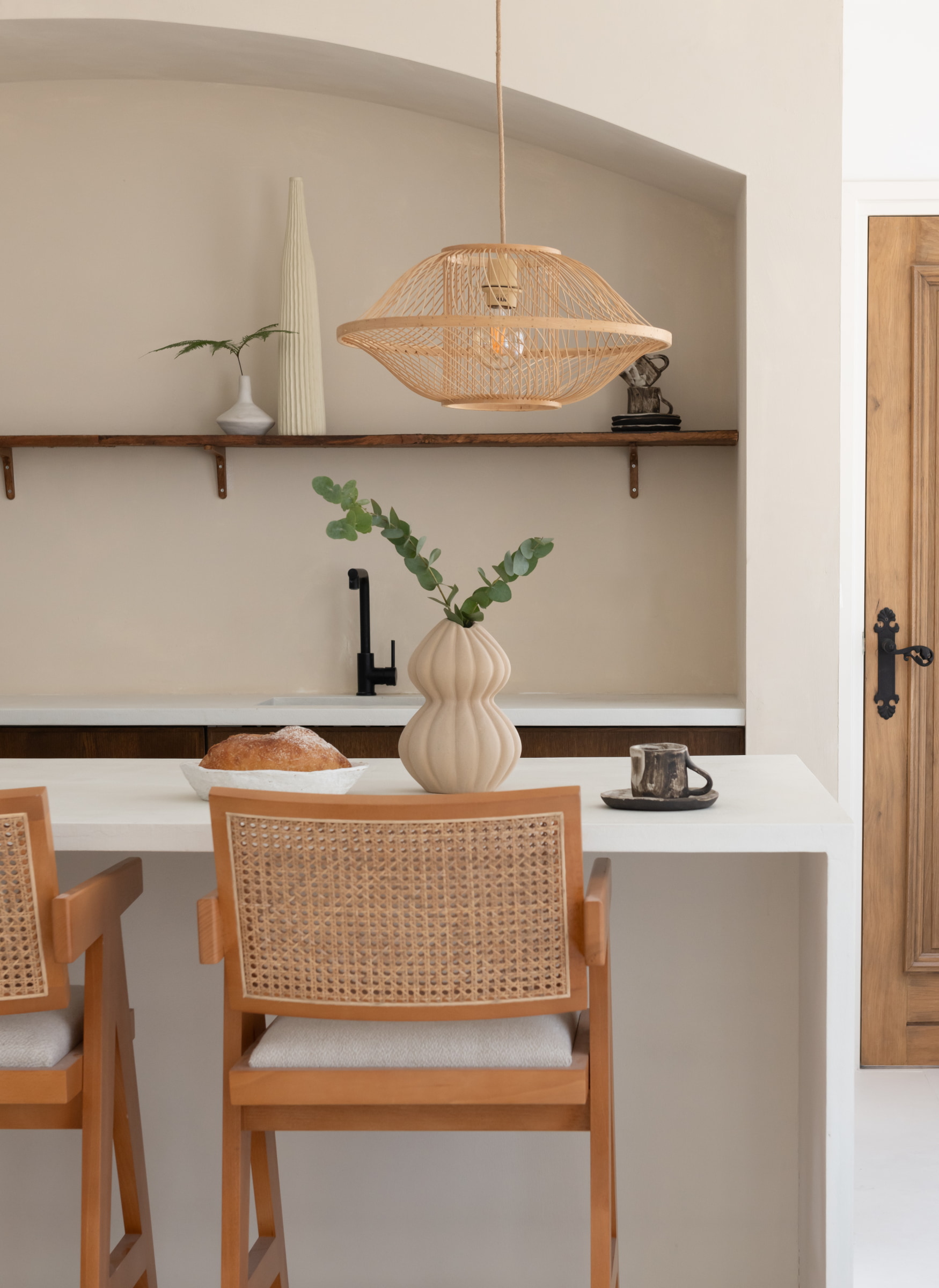 GOOD&MOJO Hanglamp 'Maui' Bamboe, 50cm, kleur Naturel