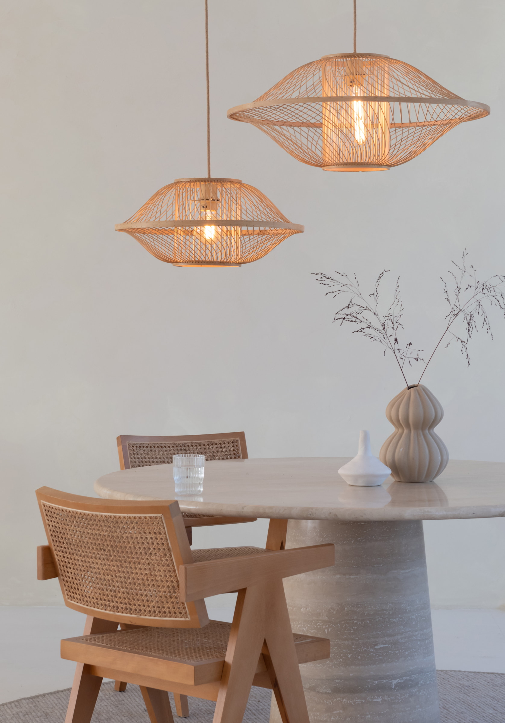 GOOD&MOJO Hanglamp 'Maui' Bamboe, 50cm, kleur Naturel