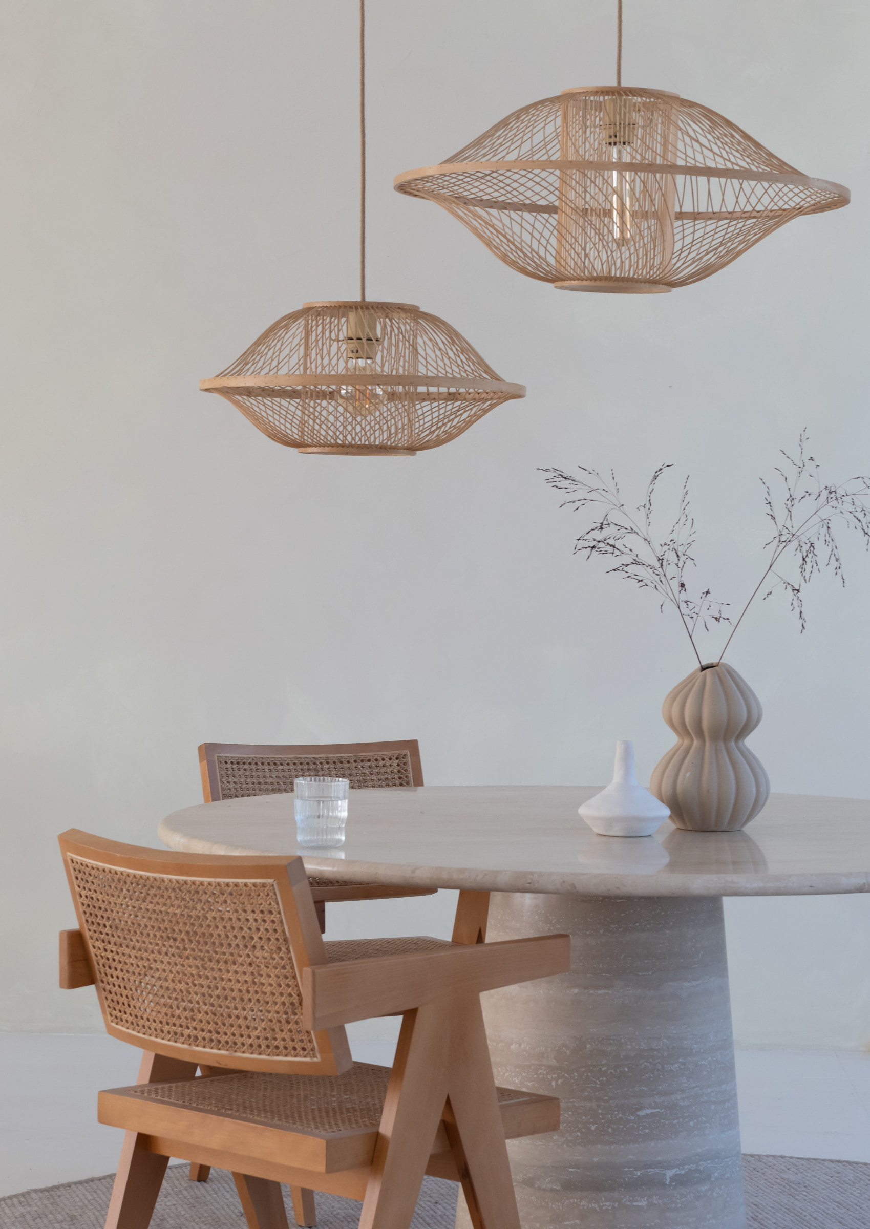 GOOD&MOJO Hanglamp 'Maui' Bamboe, 50cm, kleur Naturel