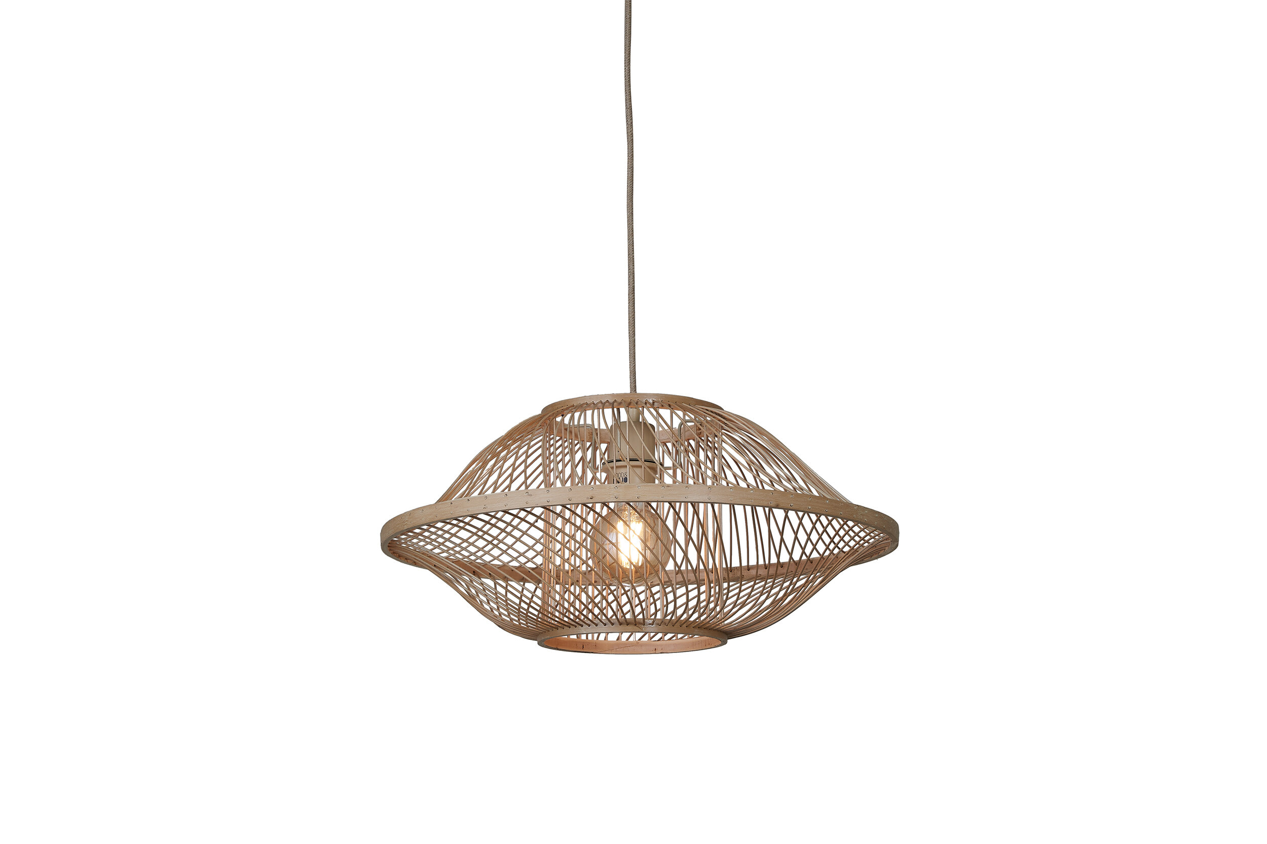 GOOD&MOJO Hanglamp 'Maui' Bamboe, kleur Naturel