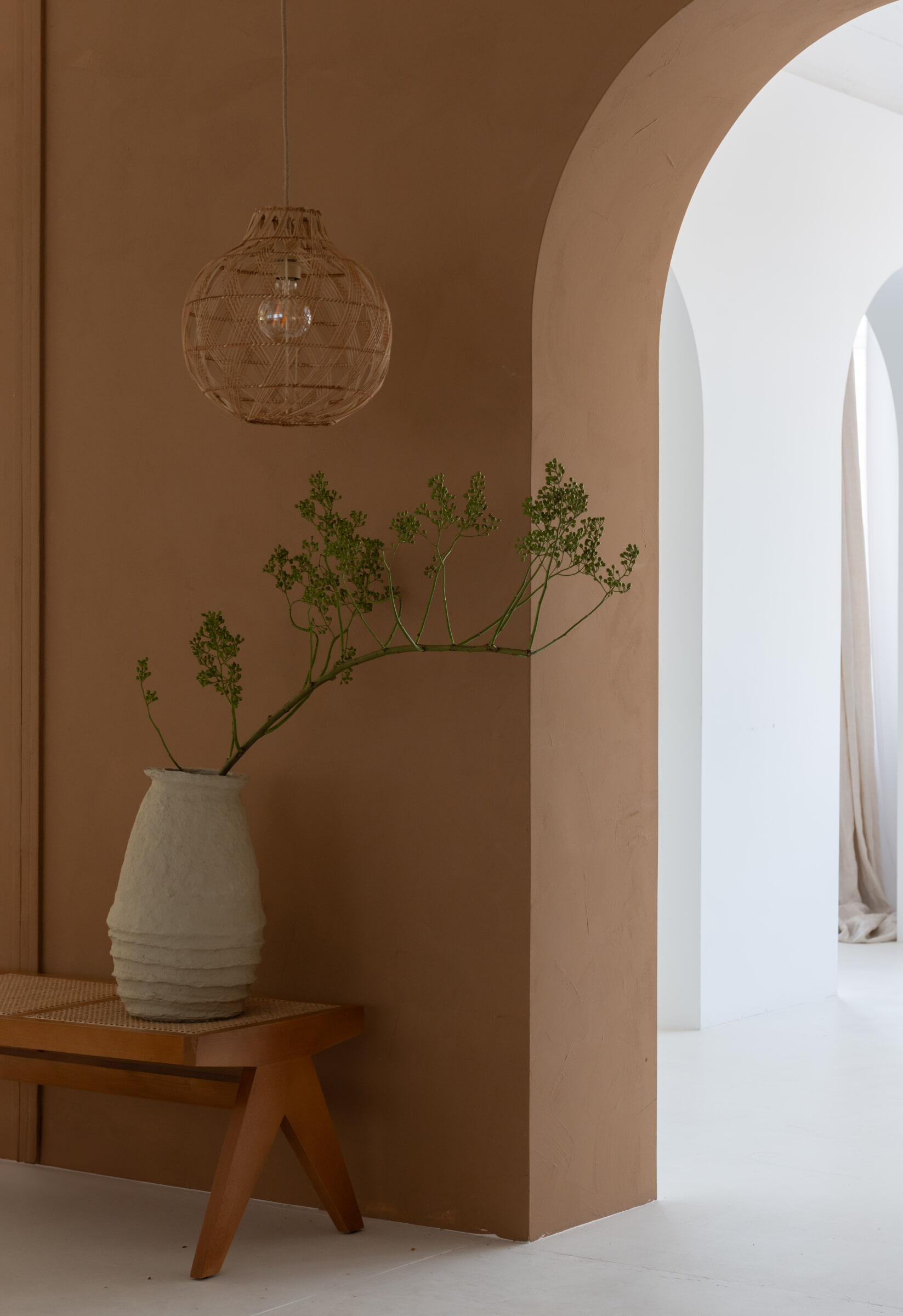GOOD&MOJO Hanglamp 'Mendoza' Bamboe, 35cm, kleur Naturel
