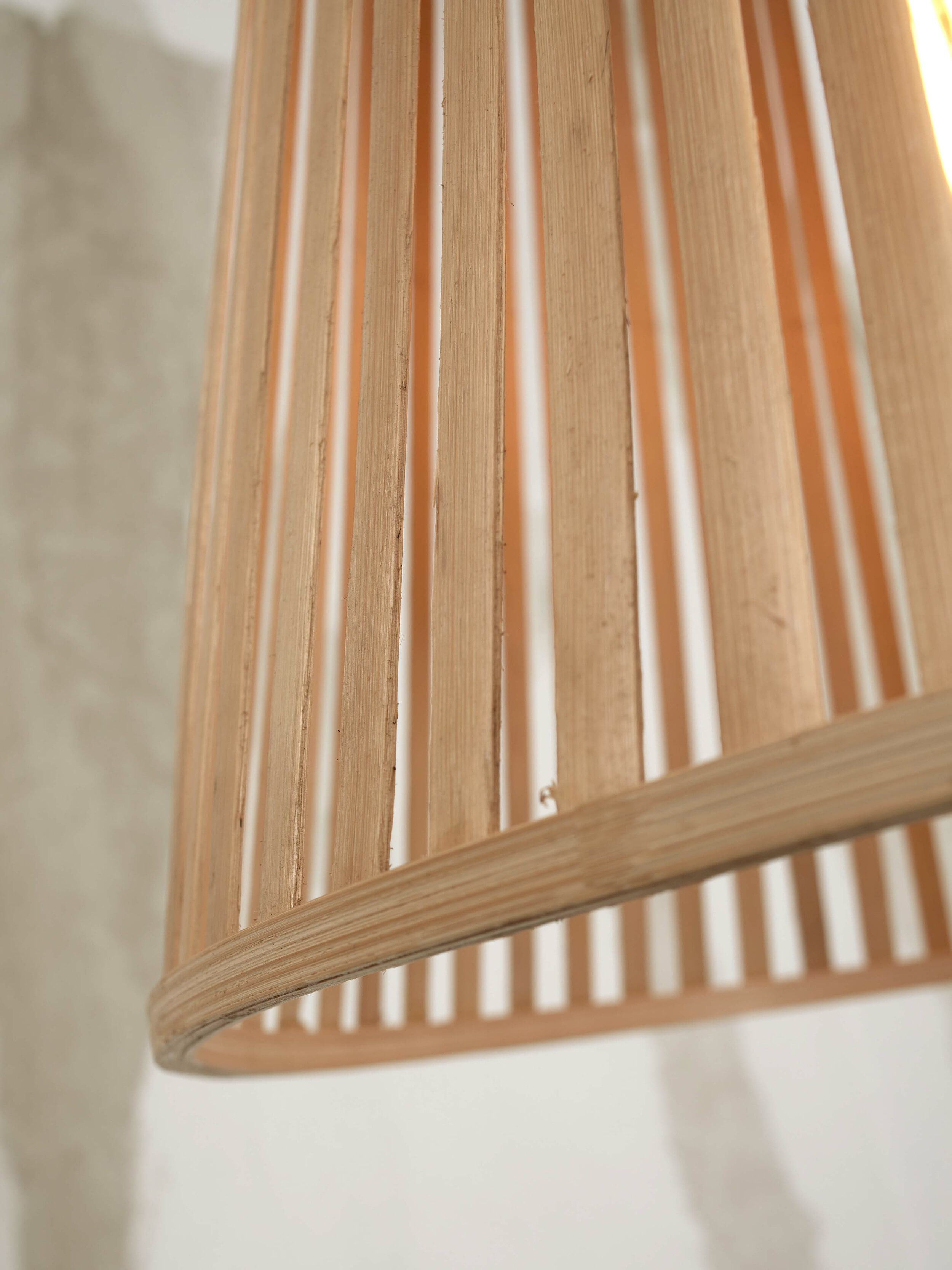GOOD&MOJO Hanglamp 'Merapi' Bamboe, 30cm, kleur Naturel