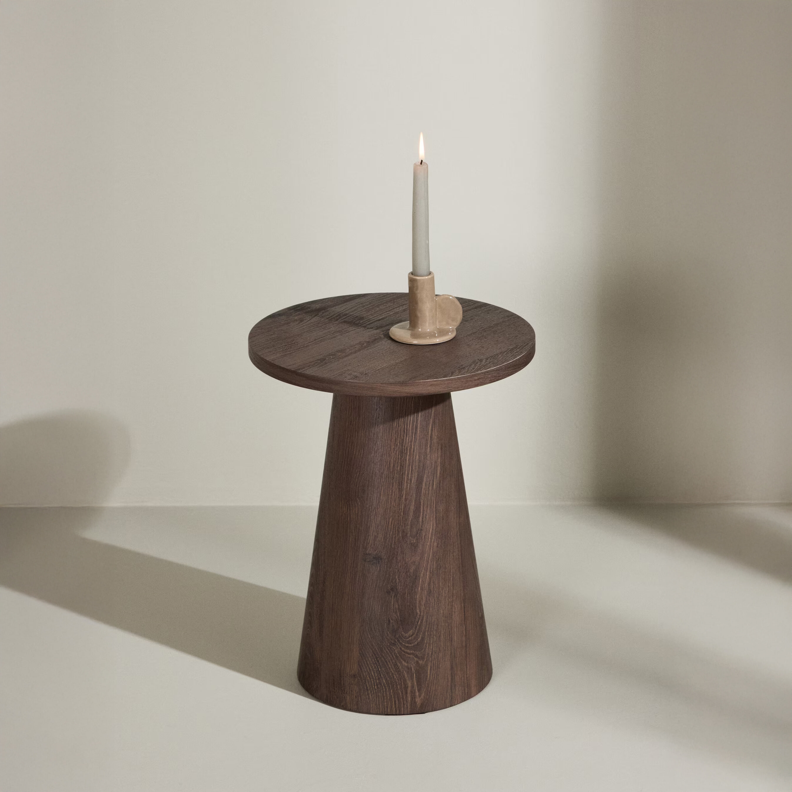 Nohr Ronde Bijzettafel Mikeisha 35cm - Mokka
