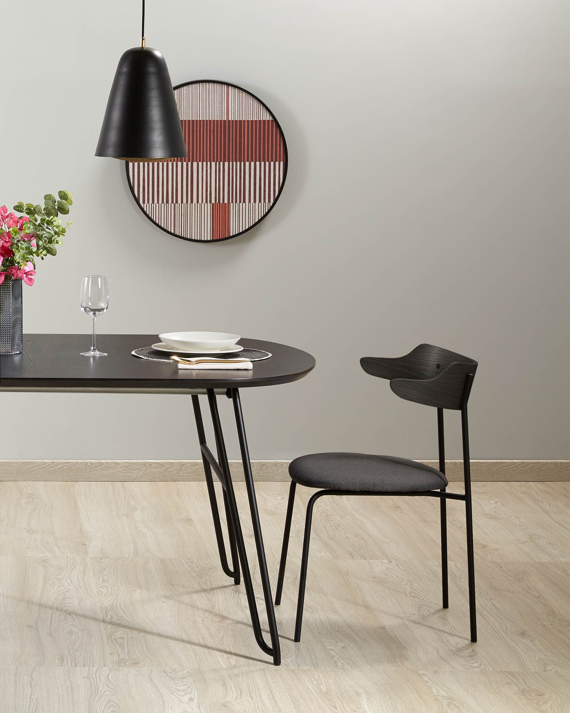 Kave Home Uitschuifbare Ovale Eettafel 'Milian' 140 - 220 x 90cm