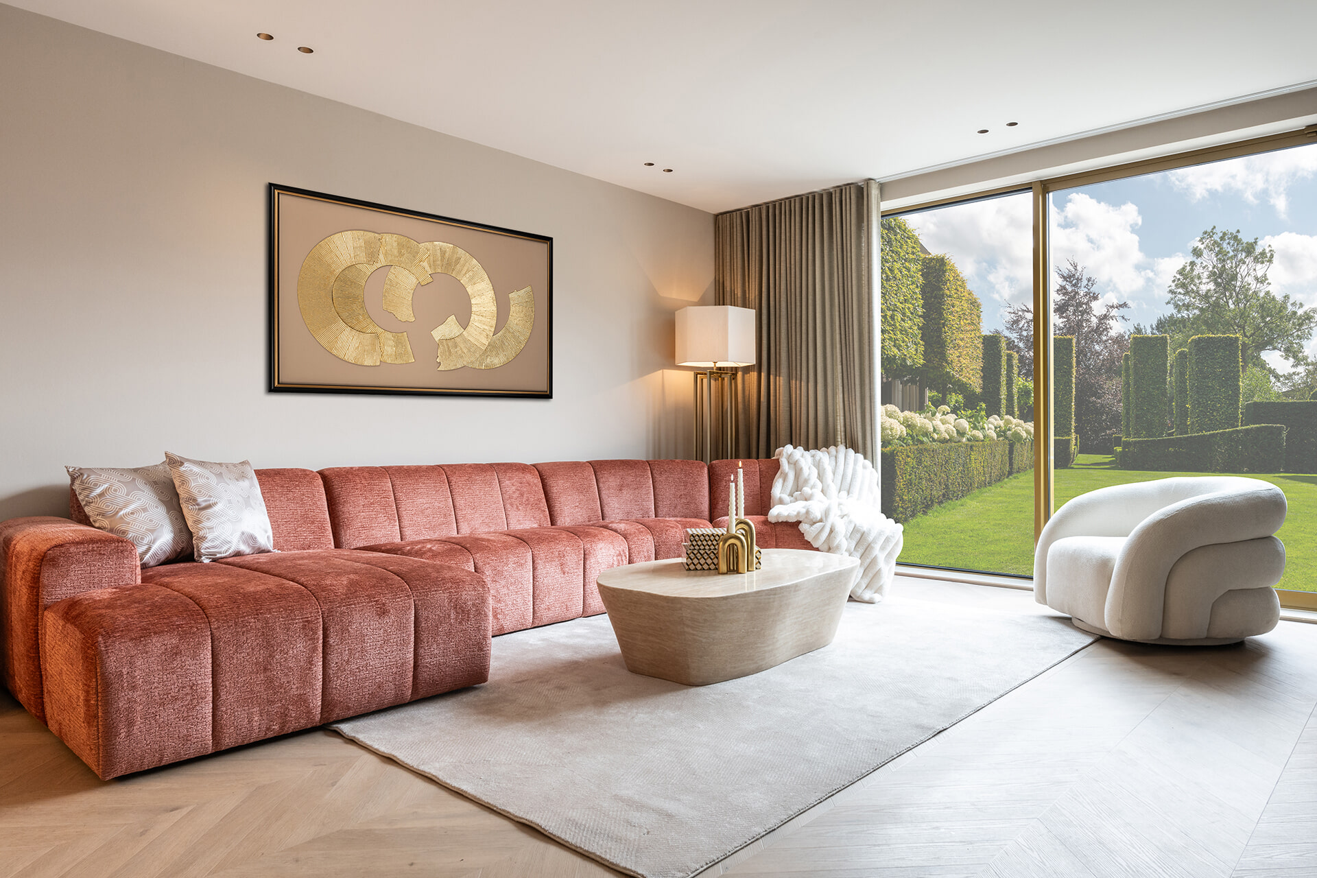 Richmond Draaifauteuil 'Arcus' kleur Wit