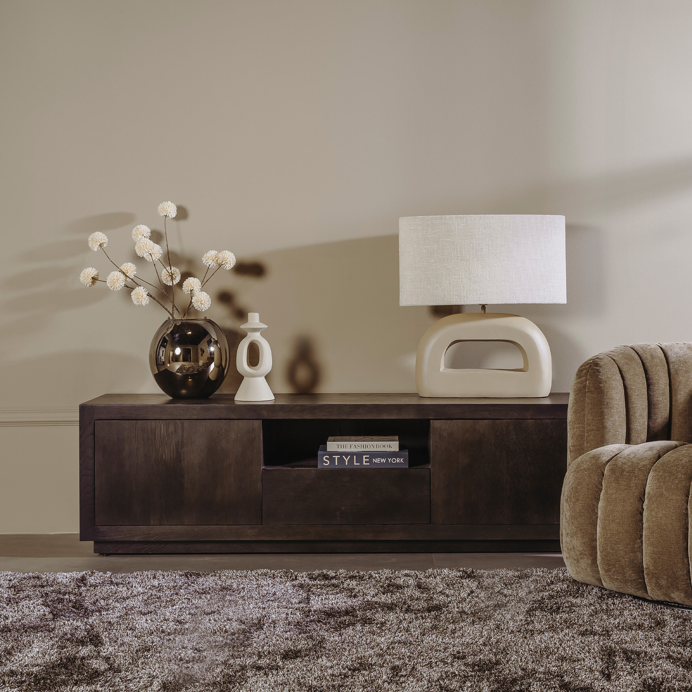 Tower Living TV-meubel 'Mincio' Eiken, 176cm