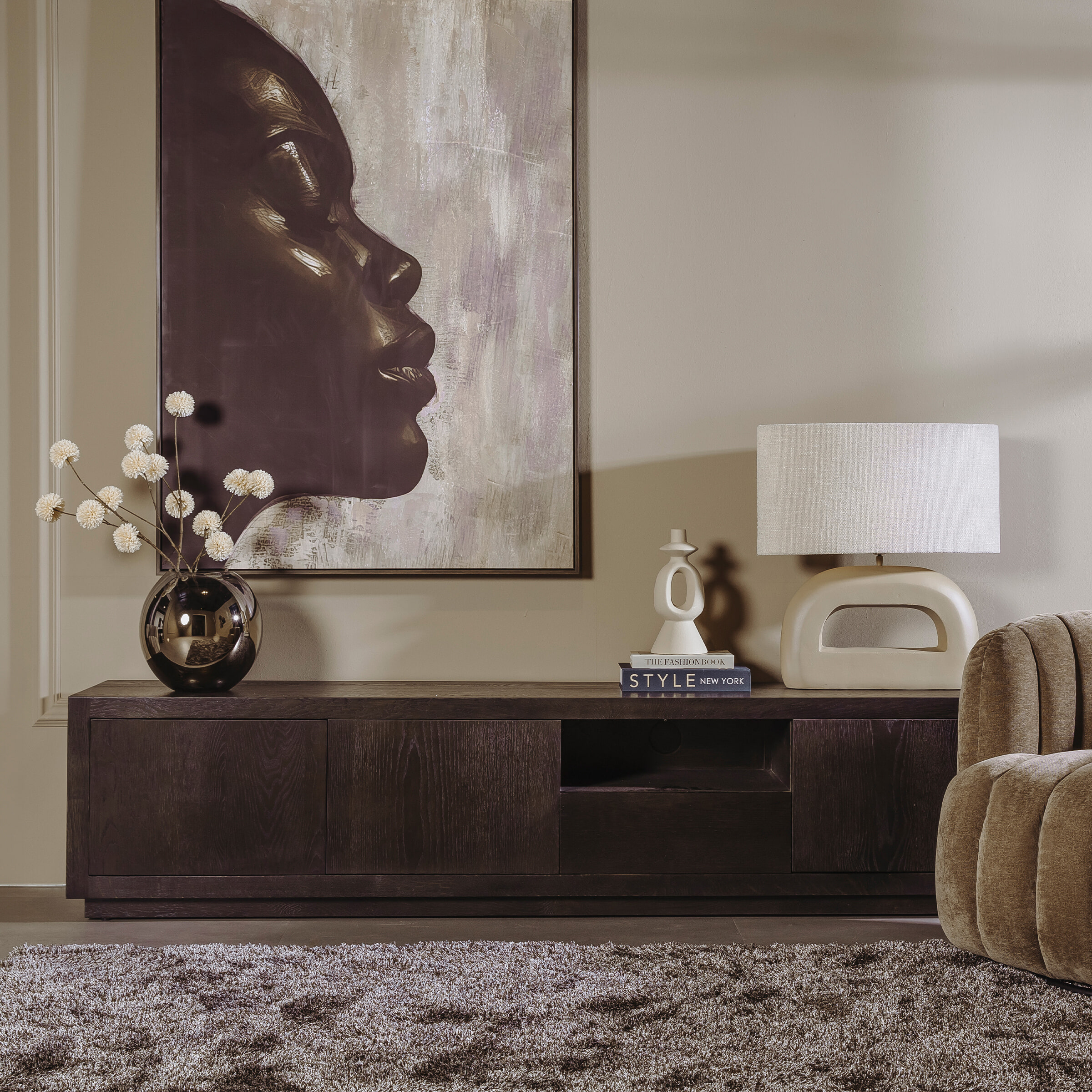 Tower Living TV-meubel 'Mincio' Eiken, 220cm