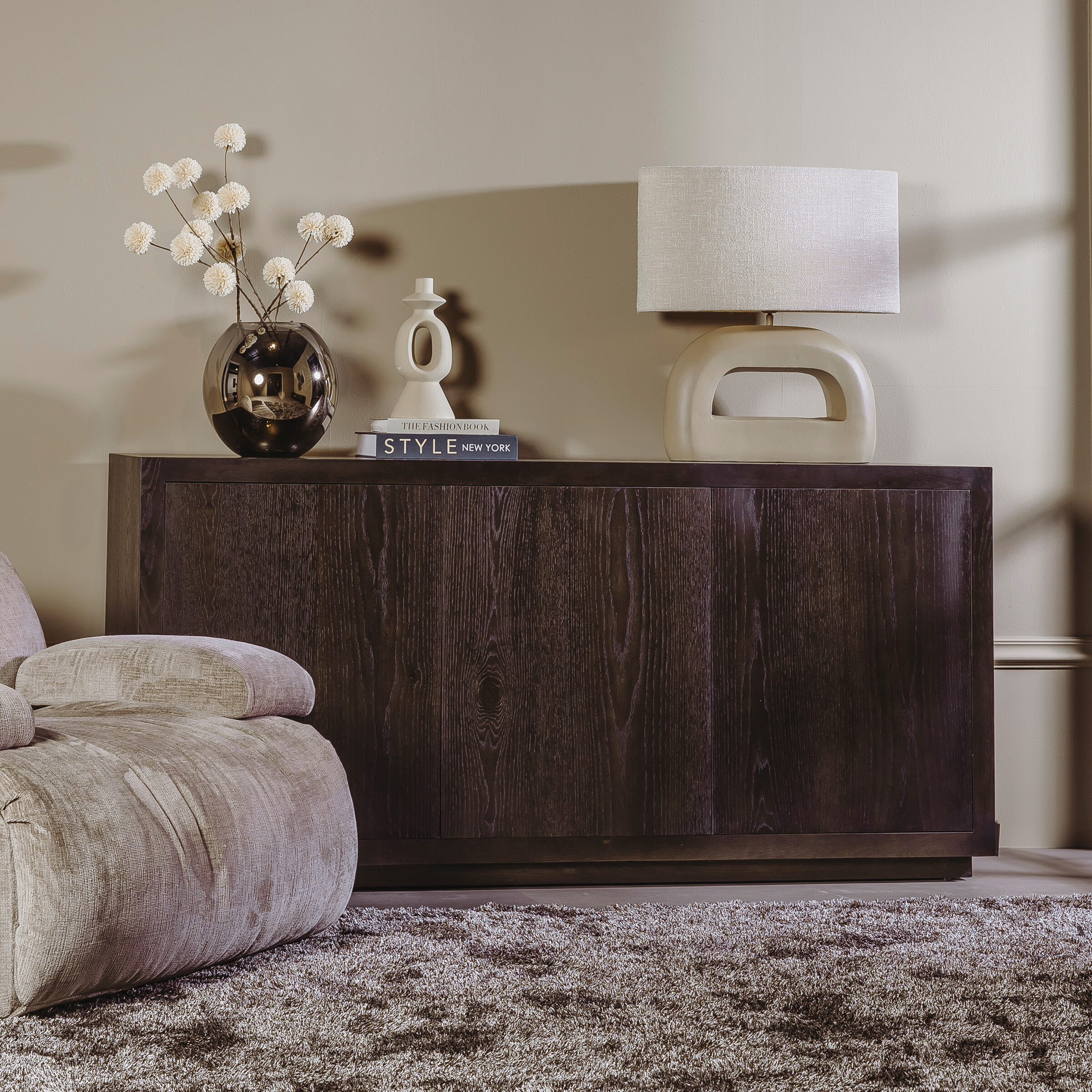 Tower Living Dressoir 'Mincio' Eiken, 176cm