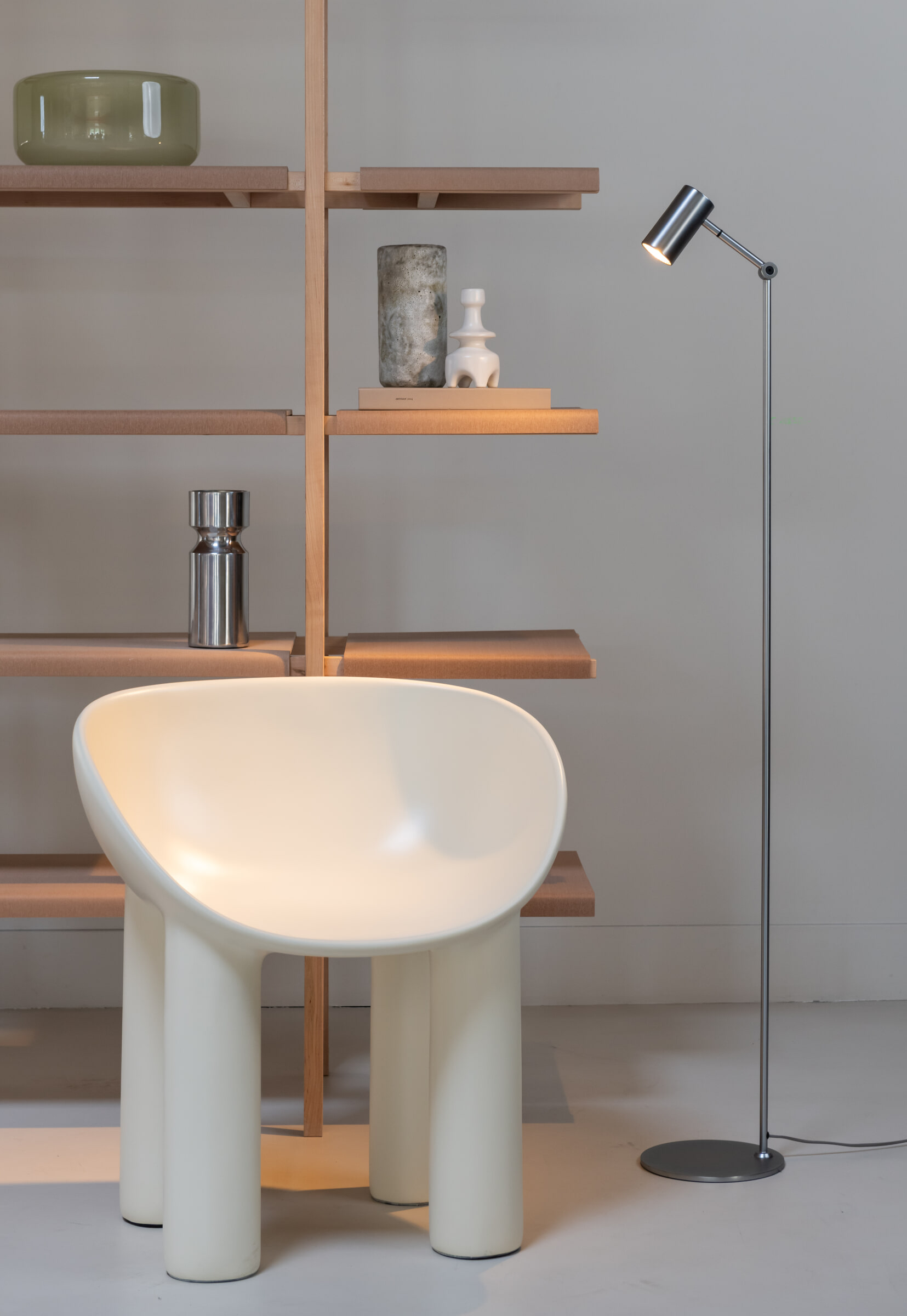 its about RoMi Vloerlamp 'Montreux' 150cm, kleur Nikkel