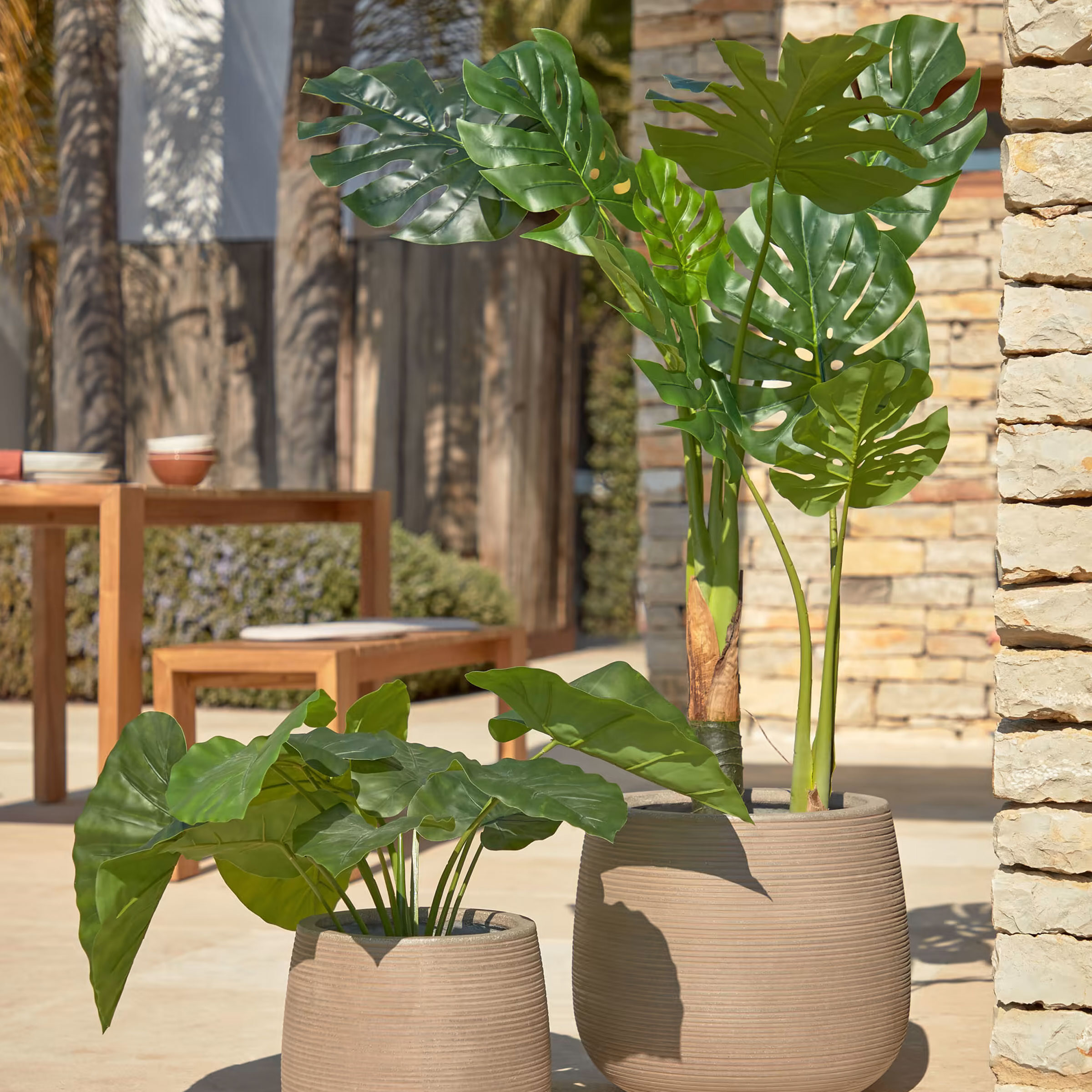 Kave Home Kunstplant 'Monstera'
